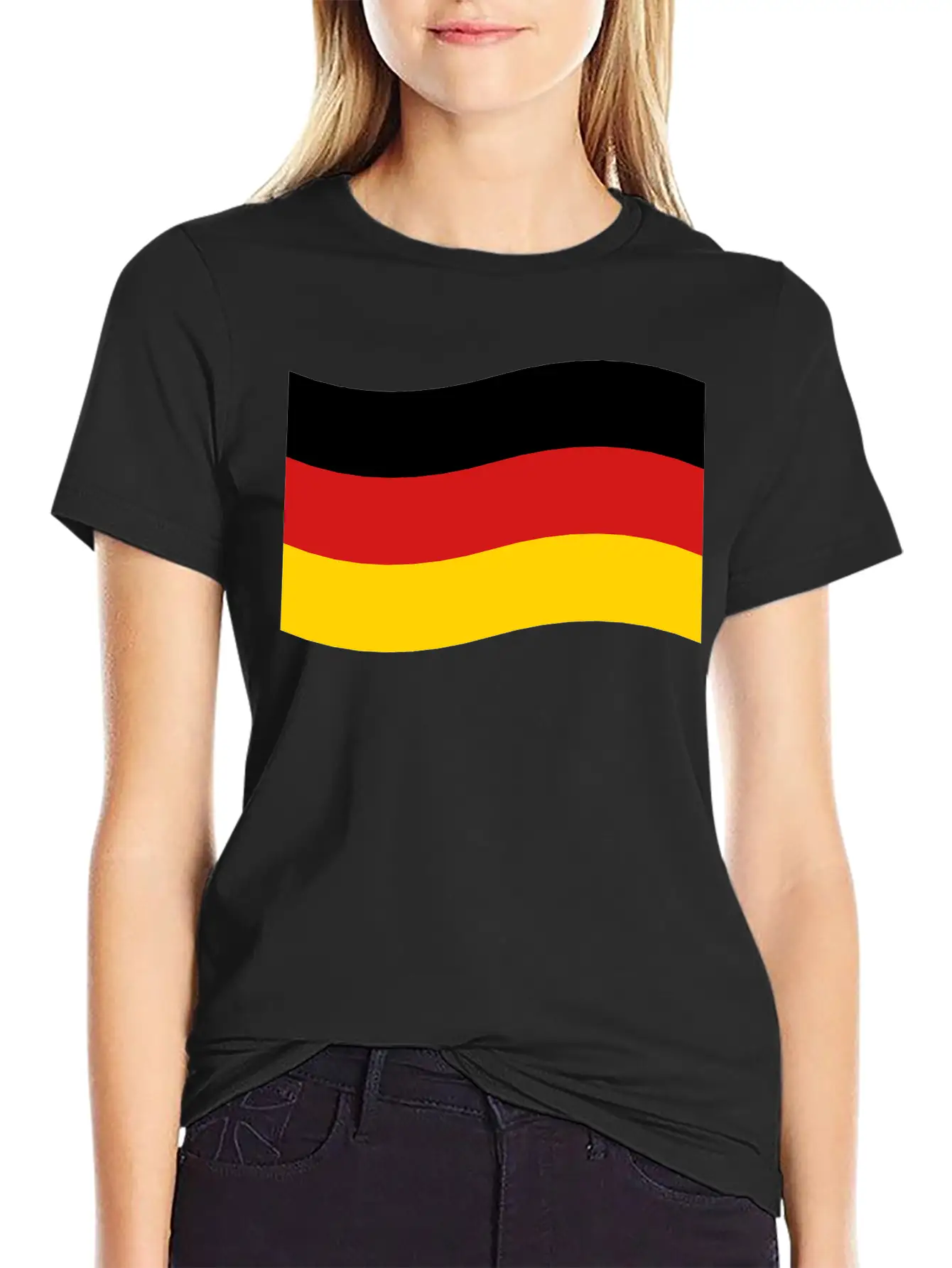 Flag Of Germany Breathable Graphic T-Shirt – Perfect For Casual Days