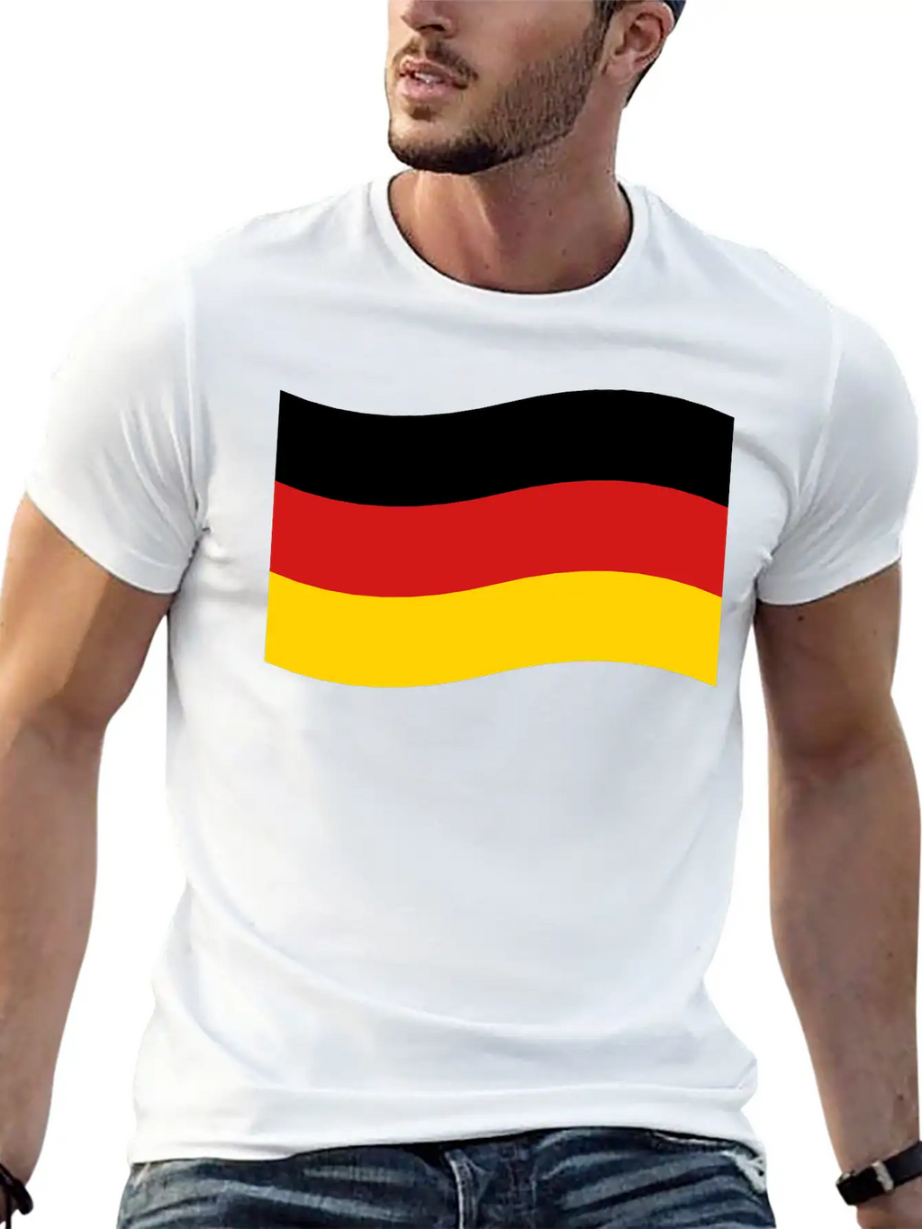Flag Of Germany Breathable Graphic T-Shirt – Perfect For Casual Days