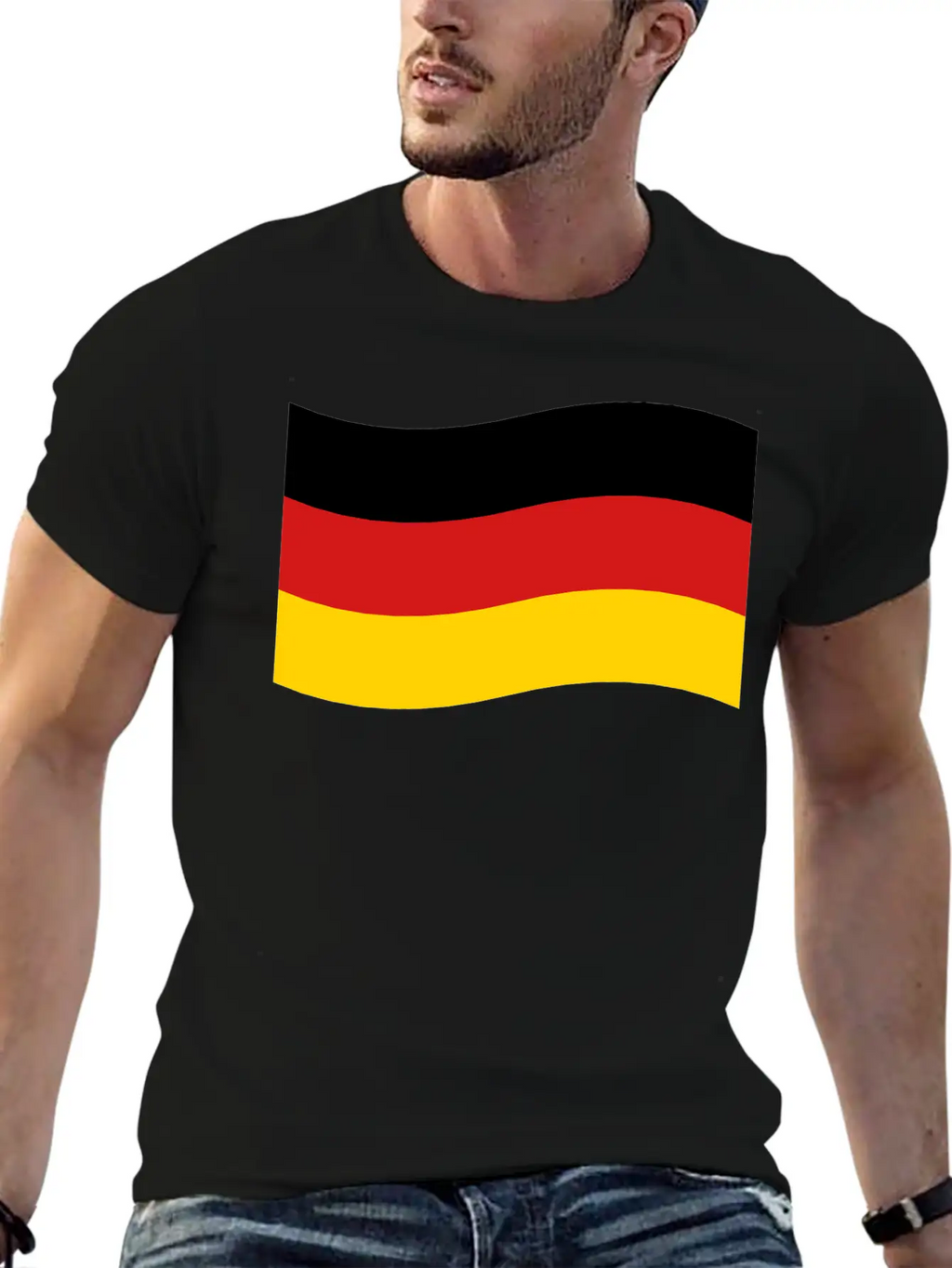 Flag Of Germany Breathable Graphic T-Shirt – Perfect For Casual Days