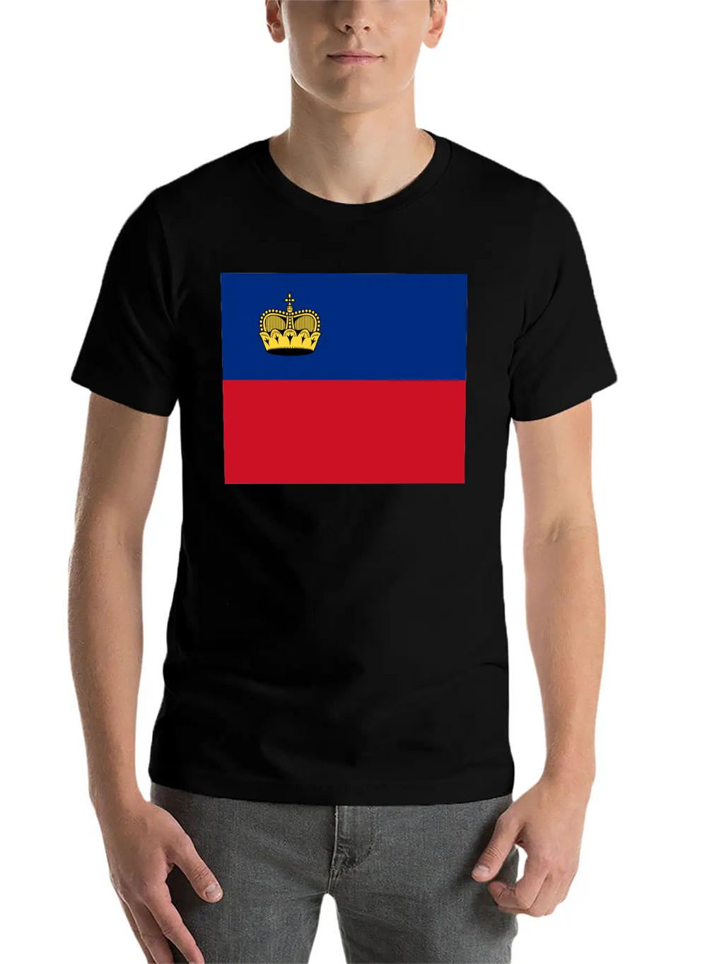 Flag Of Liechtenstein (li) Basic Graphic T-Shirt – Daily Comfort In Soft Cotton