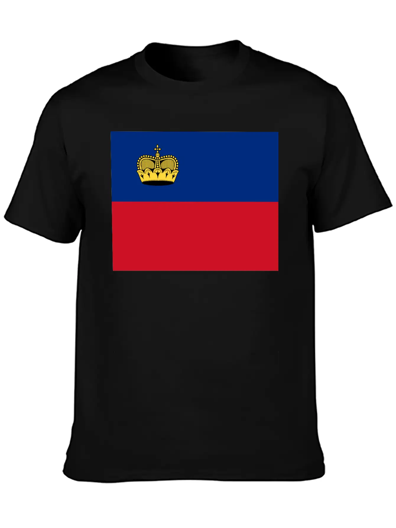 Flag Of Liechtenstein (li) Basic Graphic T-Shirt – Daily Comfort In Soft Cotton
