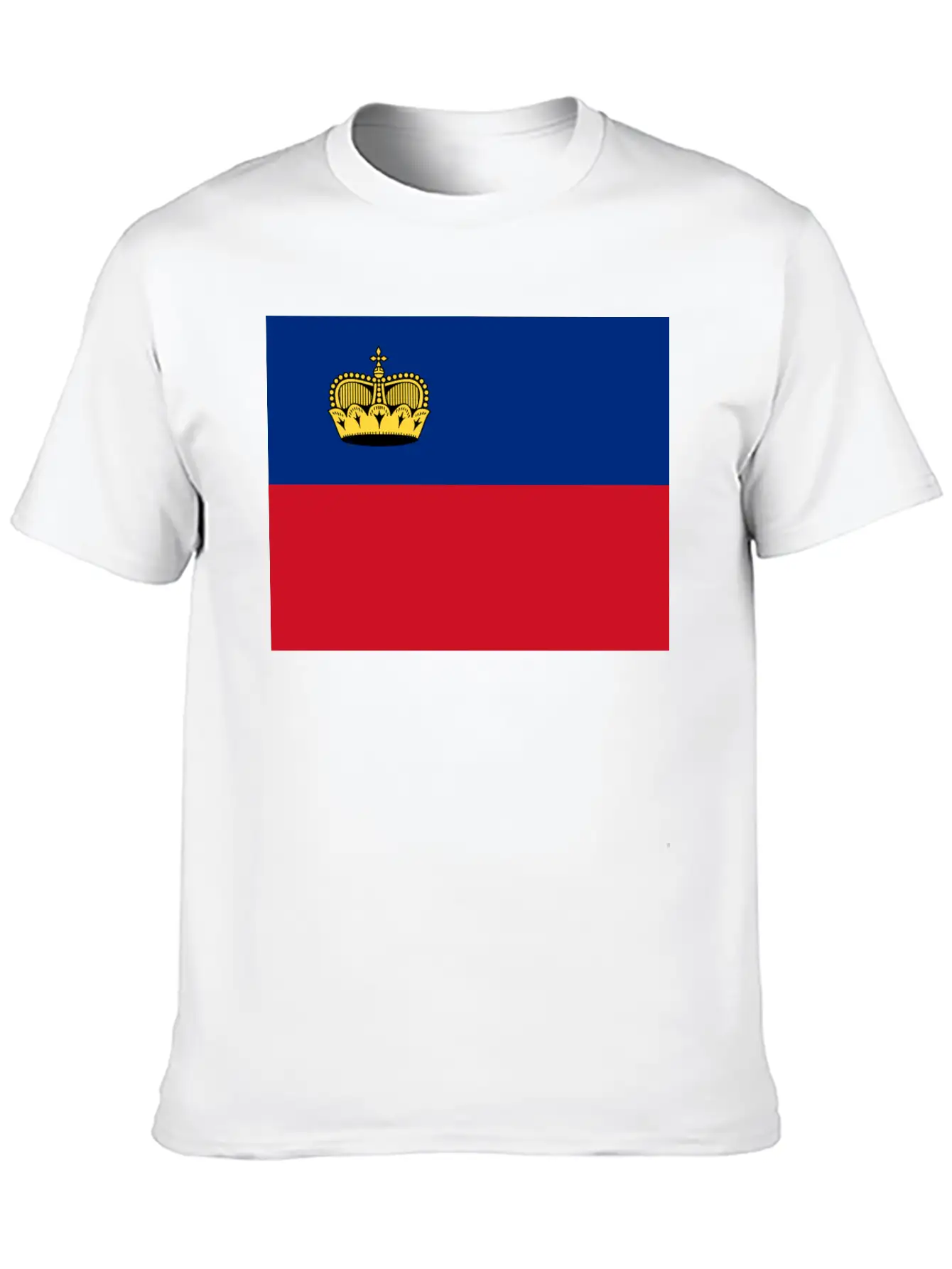 Flag Of Liechtenstein (li) Basic Graphic T-Shirt – Daily Comfort In Soft Cotton