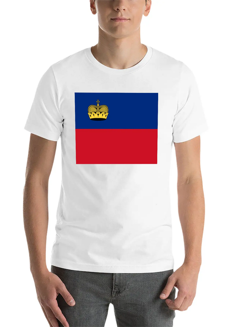 Flag Of Liechtenstein (li) Basic Graphic T-Shirt – Daily Comfort In Soft Cotton