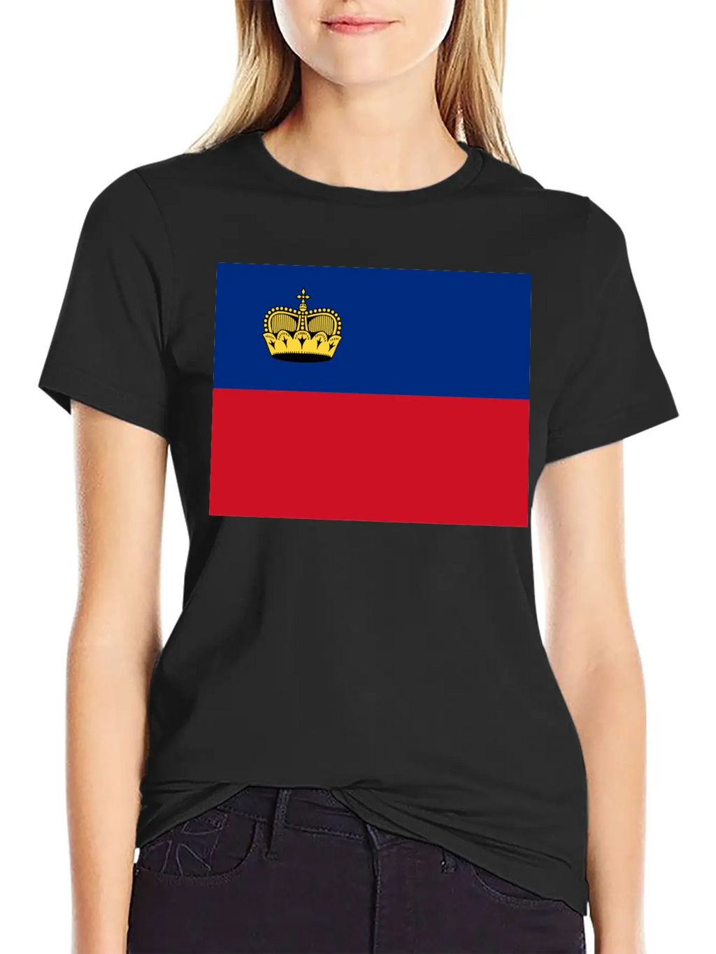 Flag Of Liechtenstein (li) Basic Graphic T-Shirt – Daily Comfort In Soft Cotton