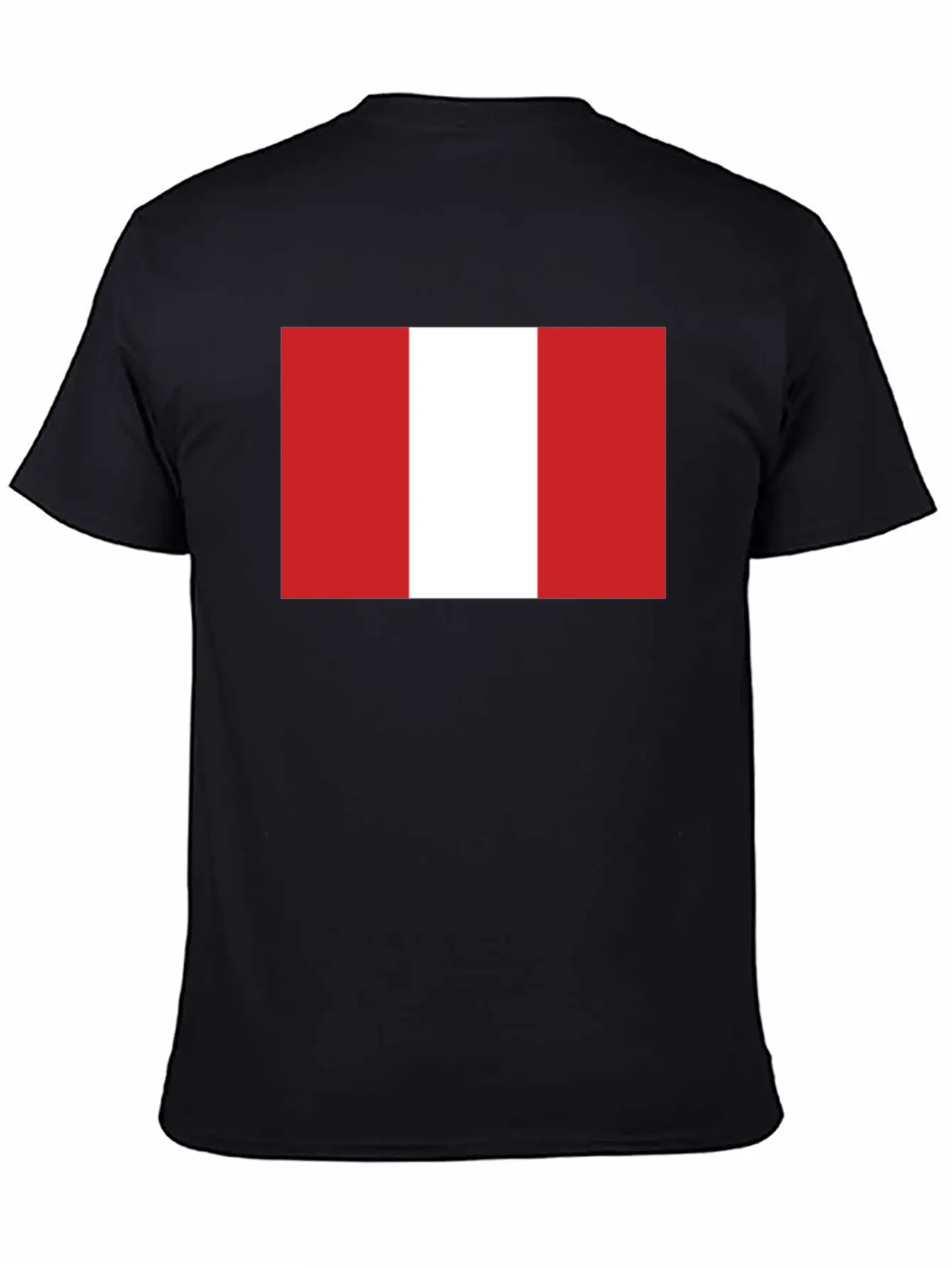 Flag Of Peru Cool Peruvian Flag Timeless Short Sleeve Tee – Comfy And Minimalist Design