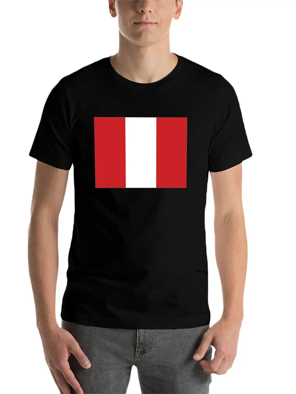 Flag Of Peru Cool Peruvian Flag Timeless Short Sleeve Tee – Comfy And Minimalist Design