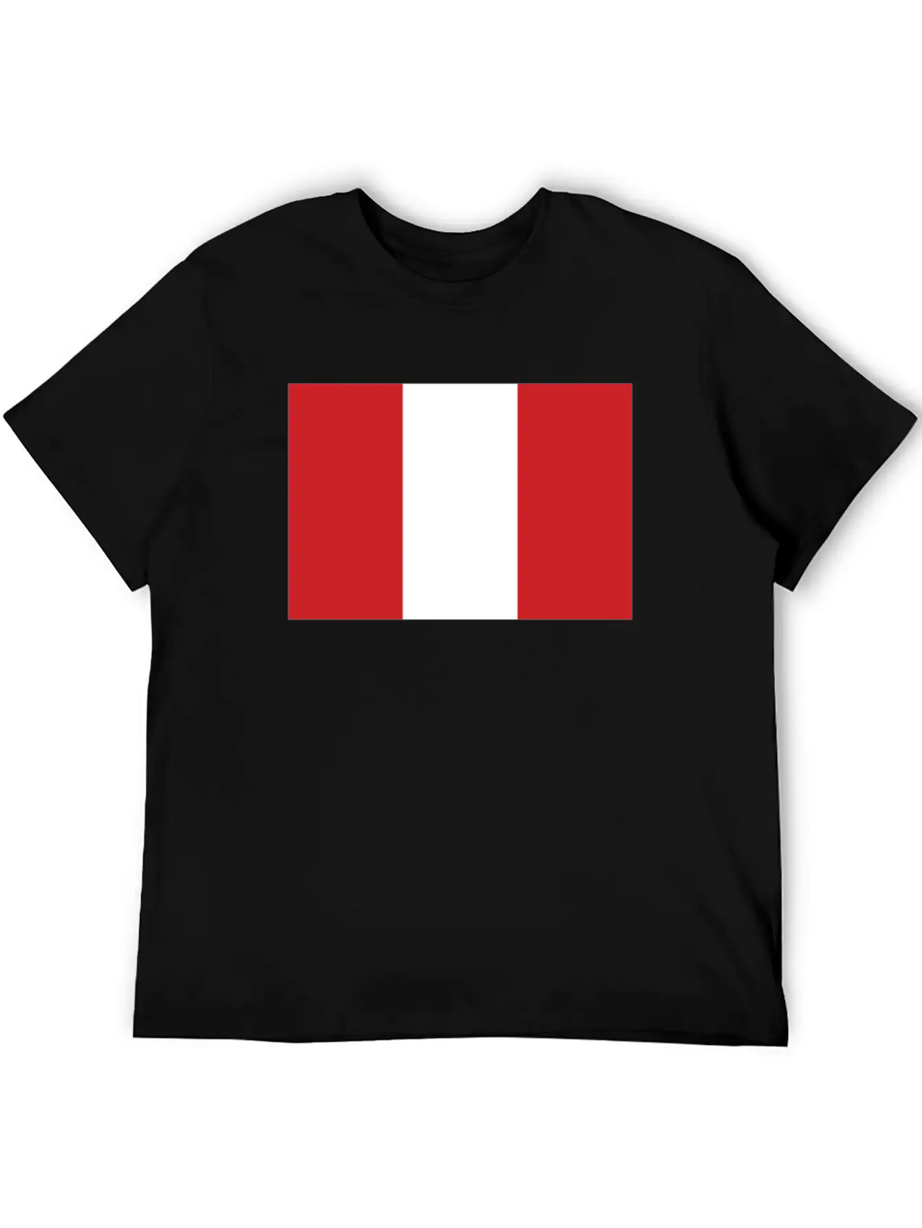 Flag Of Peru Cool Peruvian Flag Timeless Short Sleeve Tee – Comfy And Minimalist Design