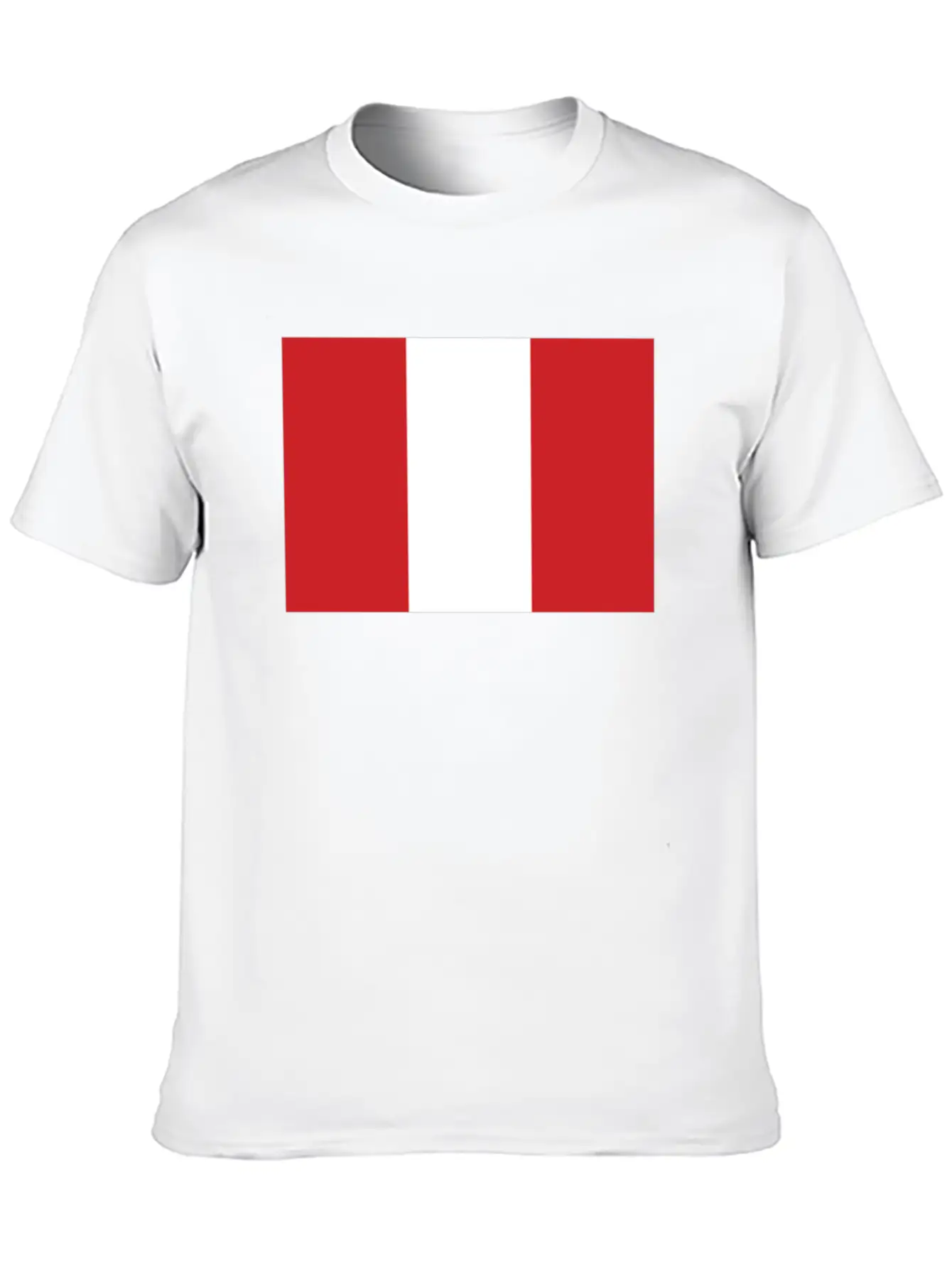 Flag Of Peru Cool Peruvian Flag Timeless Short Sleeve Tee – Comfy And Minimalist Design
