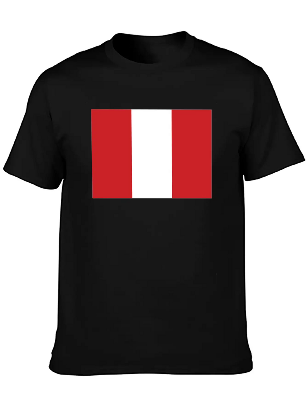 Flag Of Peru Cool Peruvian Flag Timeless Short Sleeve Tee – Comfy And Minimalist Design