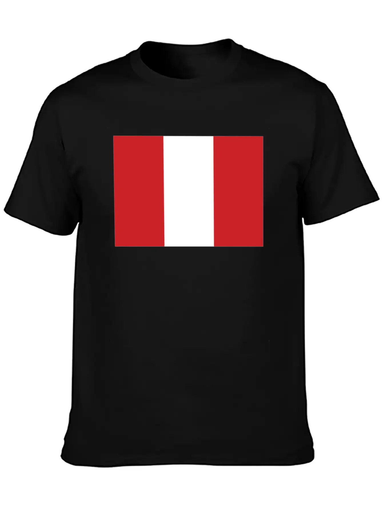 Flag Of Peru Cool Peruvian Flag Timeless Short Sleeve Tee – Comfy And Minimalist Design