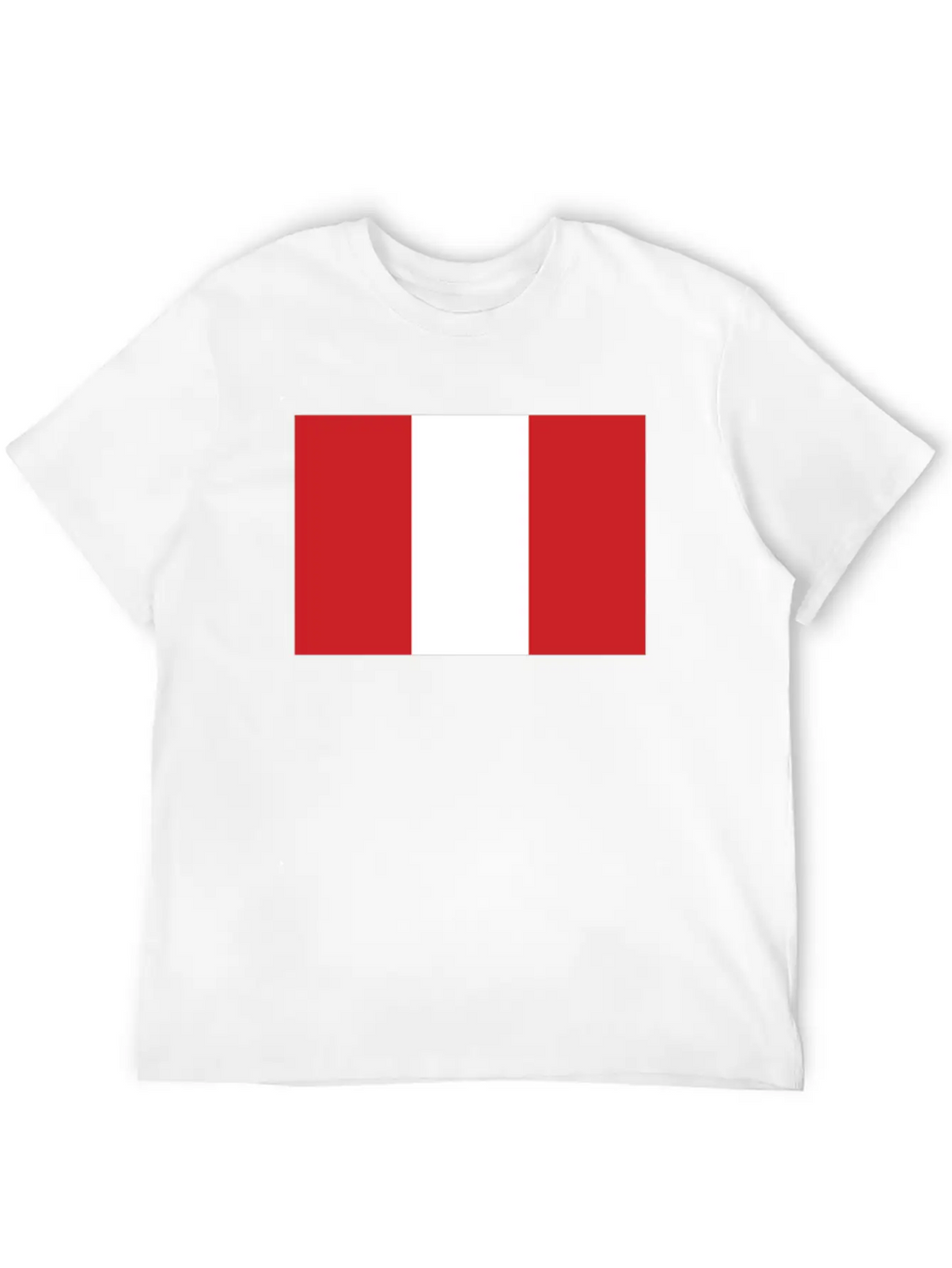 Flag Of Peru Cool Peruvian Flag Timeless Short Sleeve Tee – Comfy And Minimalist Design