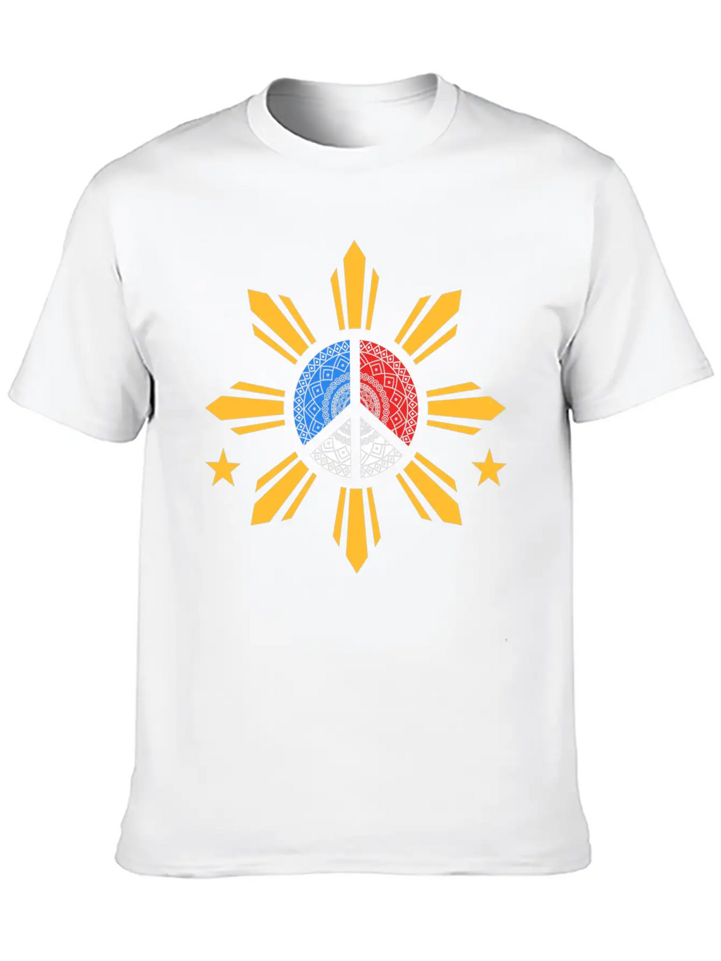 Flag Sun Design For Proud Pinoys Classic Cotton Tee – Unisex Comfort For Any Season