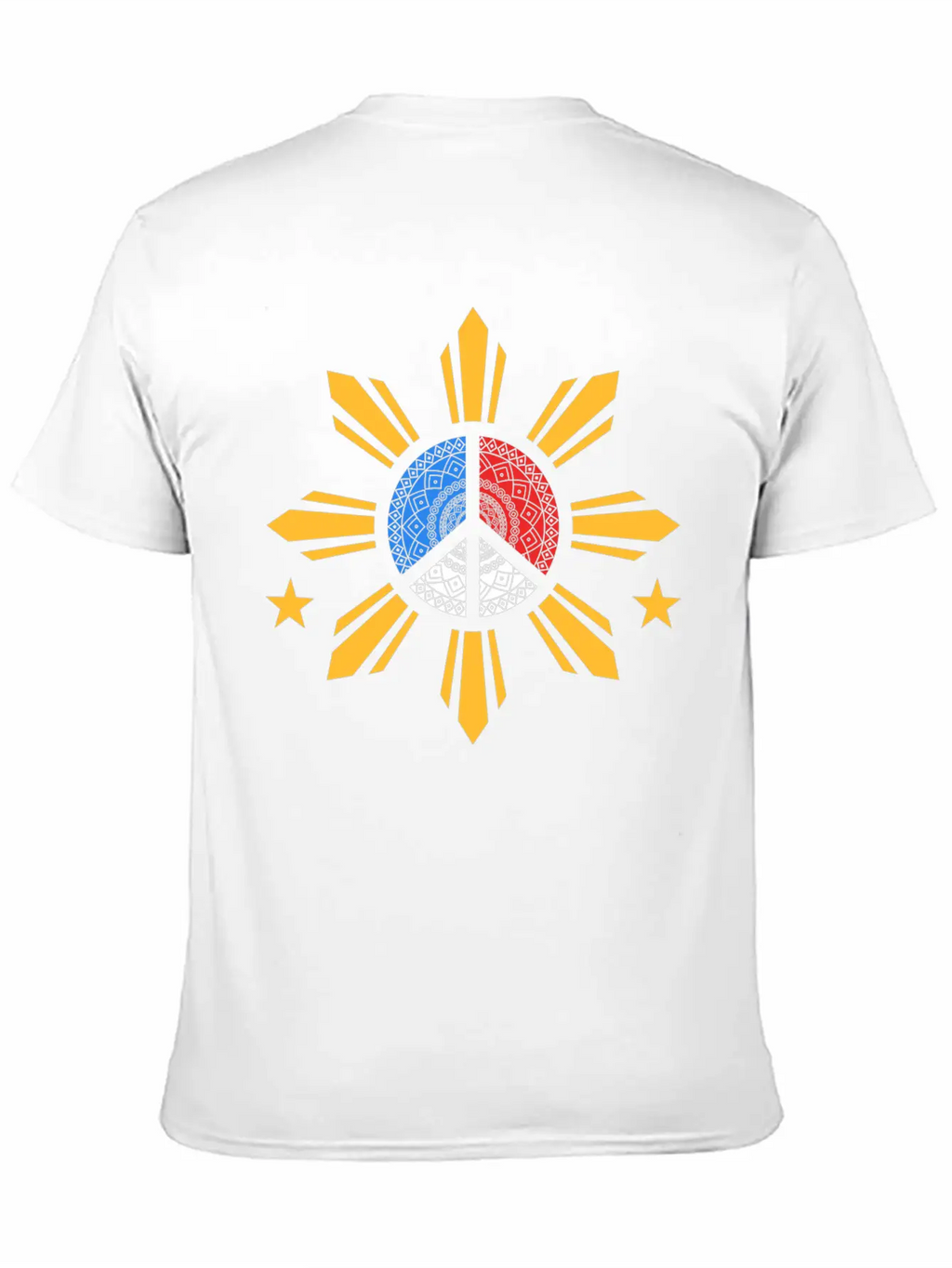 Flag Sun Design For Proud Pinoys Classic Cotton Tee – Unisex Comfort For Any Season