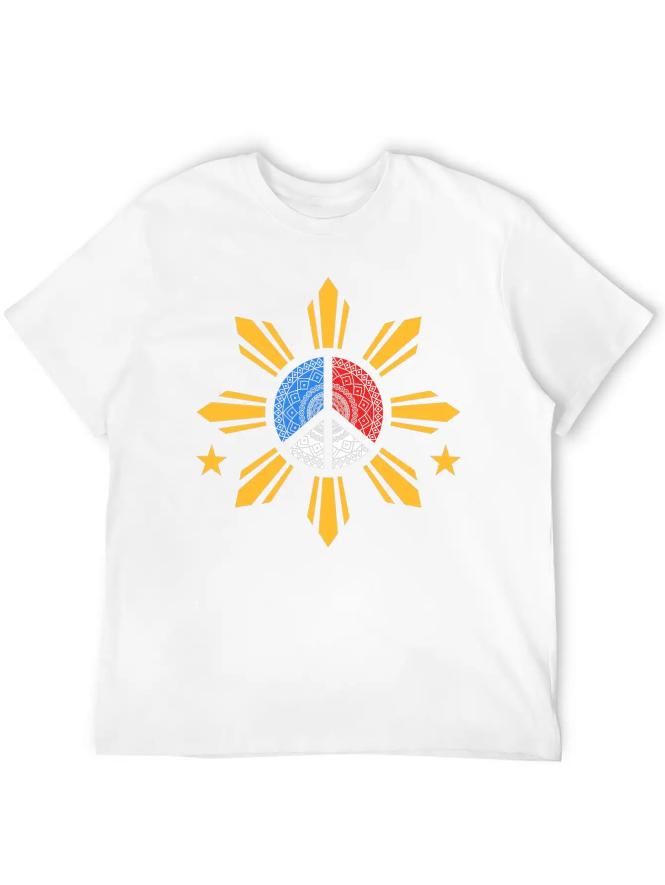 Flag Sun Design For Proud Pinoys Classic Cotton Tee – Unisex Comfort For Any Season