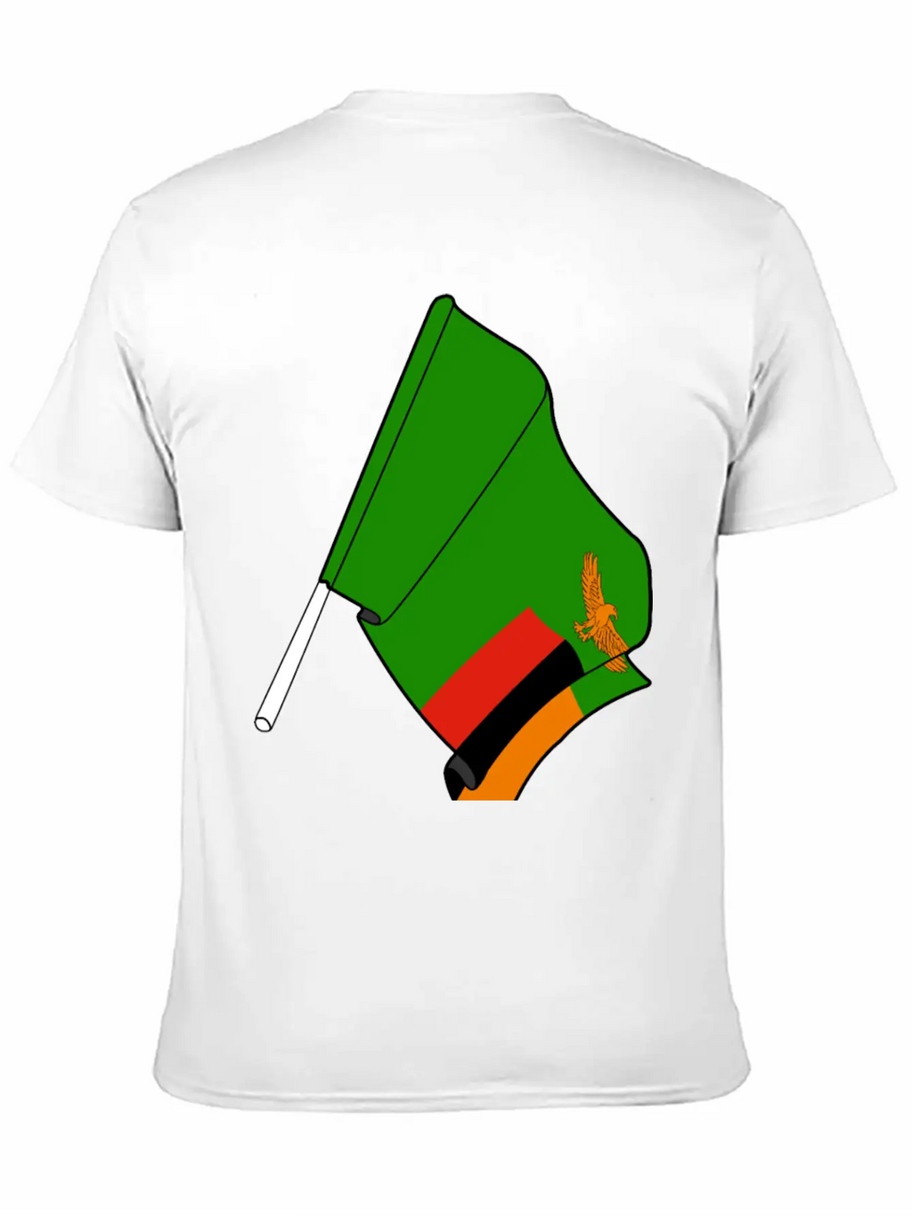 Flag Zambia Classic Cotton Tee – Unisex Comfort For Any Season