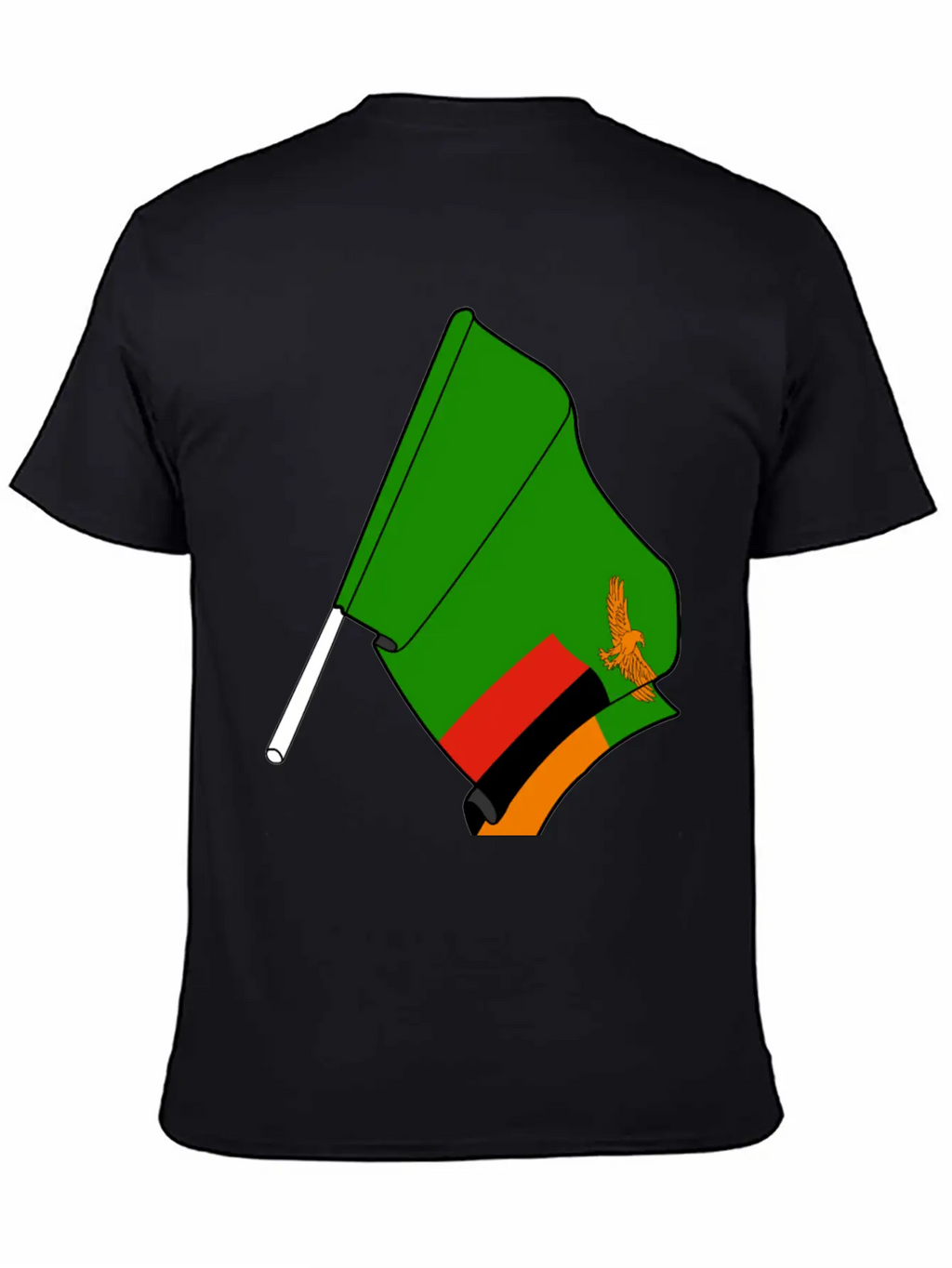 Flag Zambia Classic Cotton Tee – Unisex Comfort For Any Season