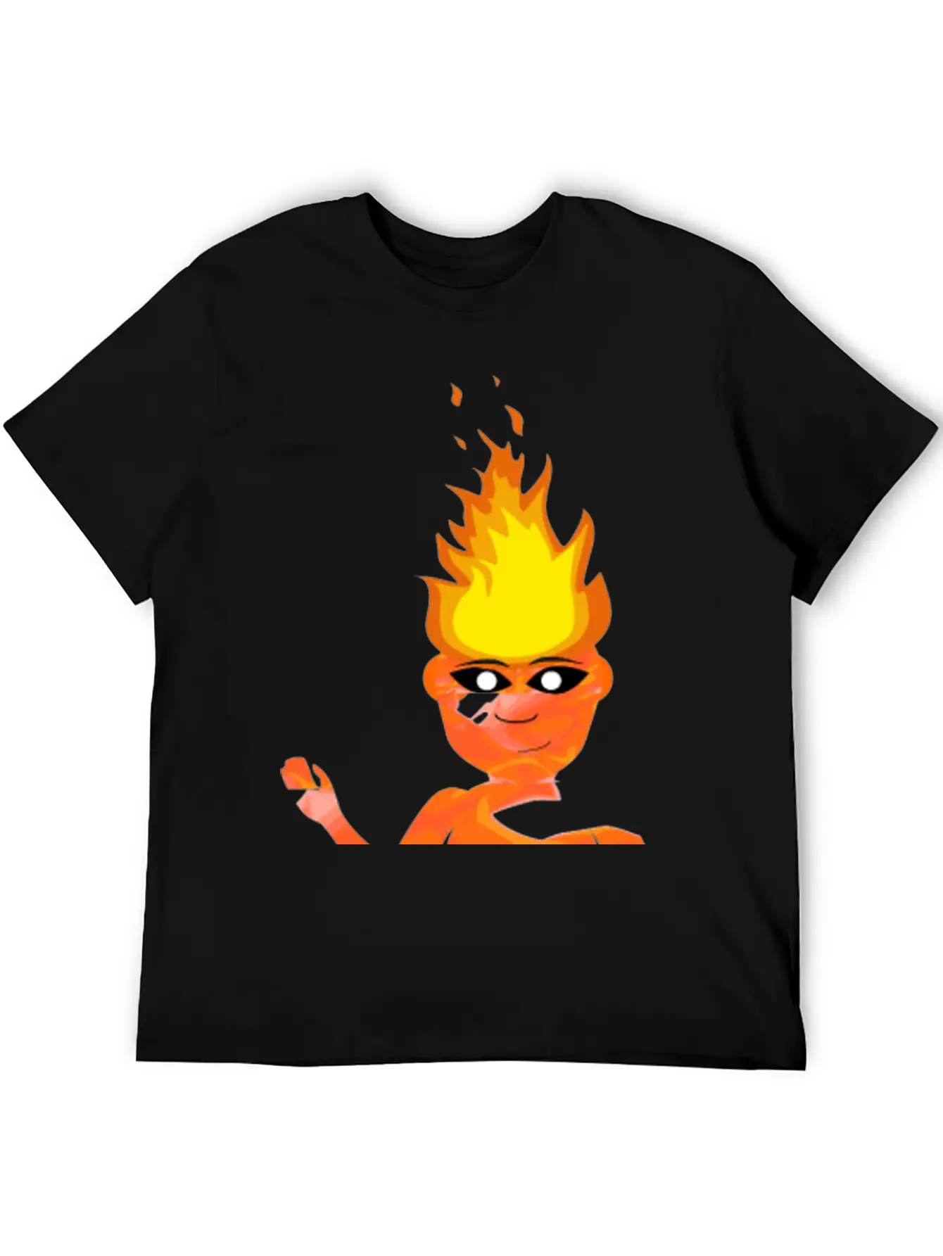 Flame Elemental Simmering Timeless Short Sleeve Tee – Comfy And Minimalist Design