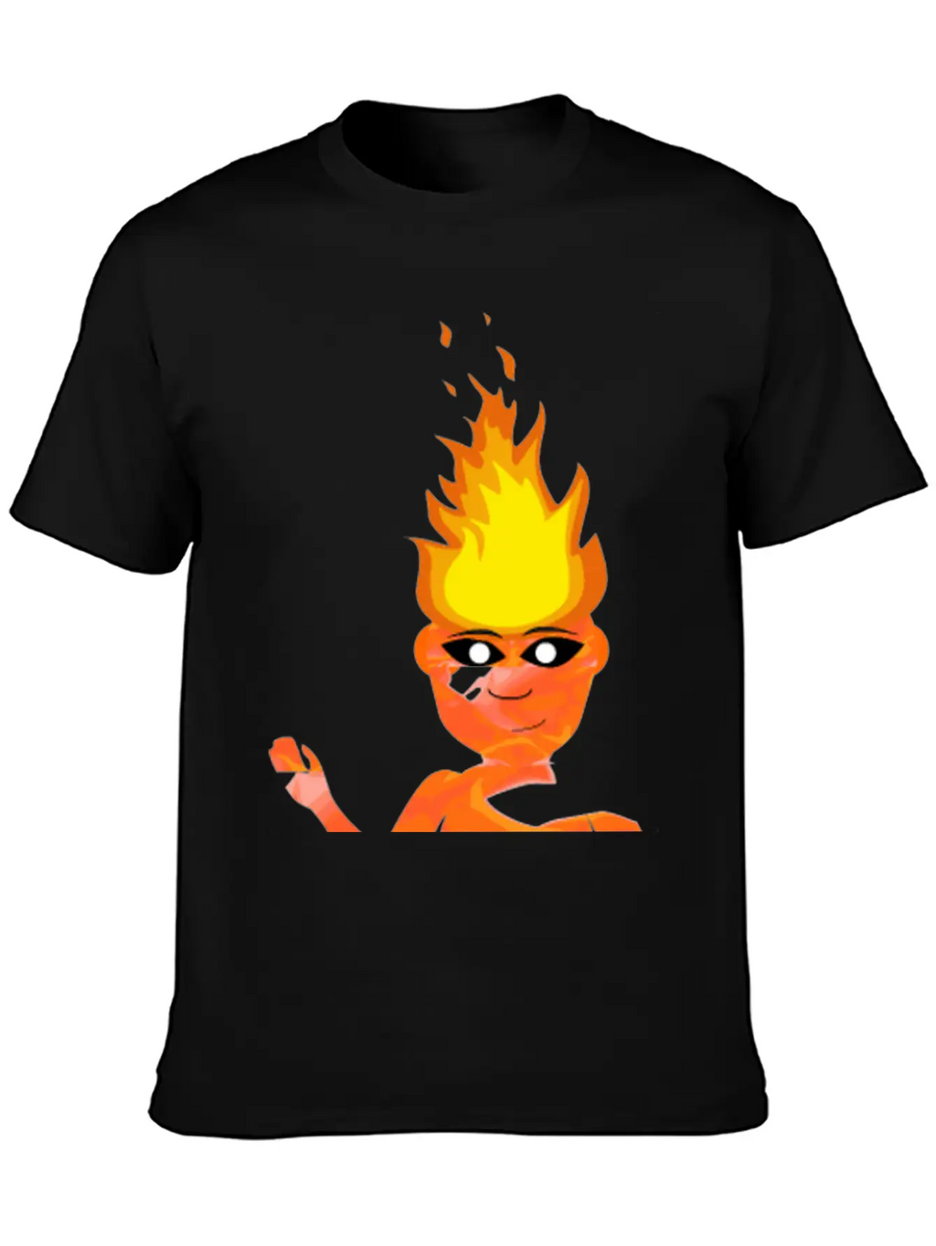 Flame Elemental Simmering Timeless Short Sleeve Tee – Comfy And Minimalist Design