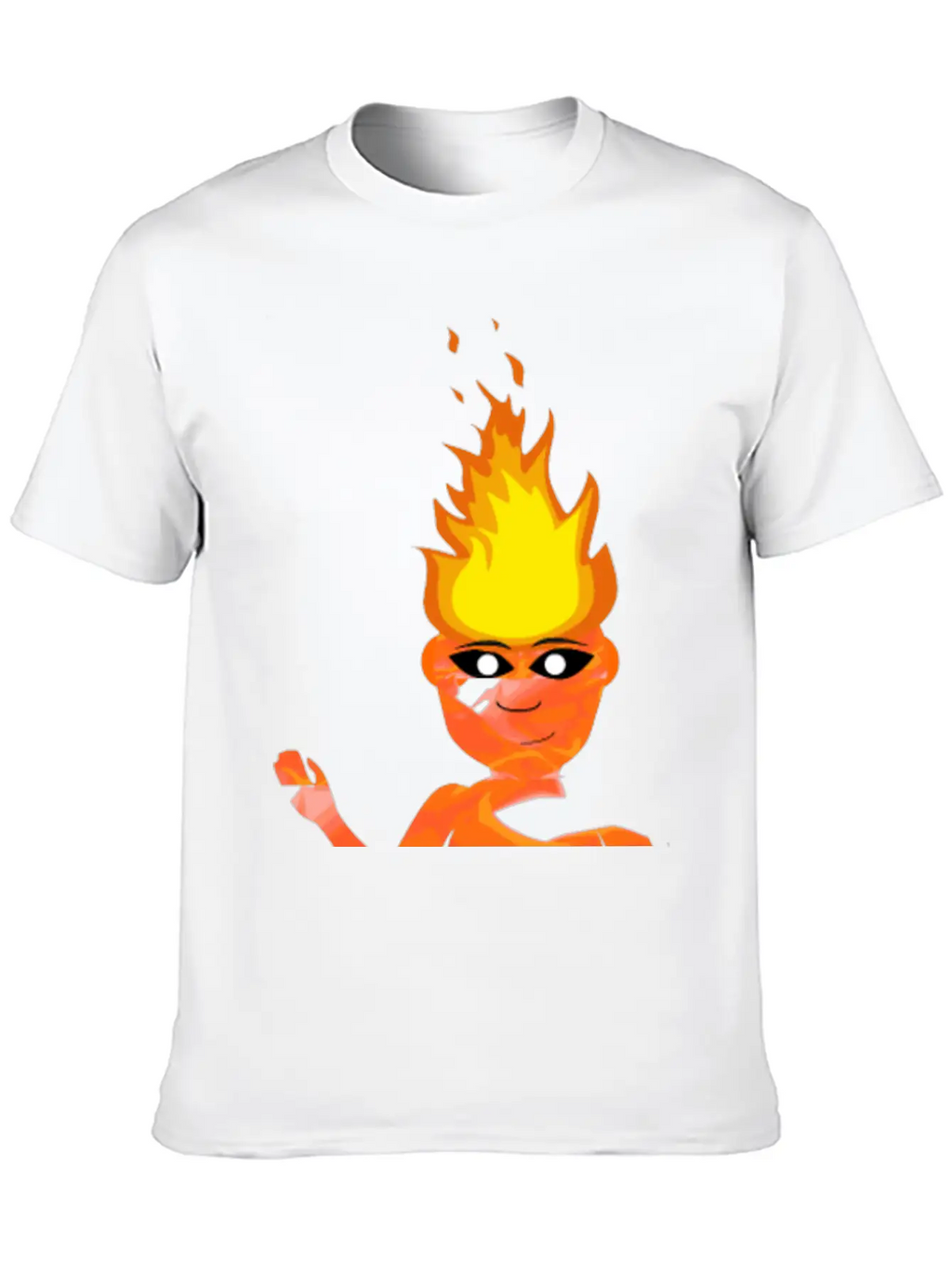 Flame Elemental Simmering Timeless Short Sleeve Tee – Comfy And Minimalist Design
