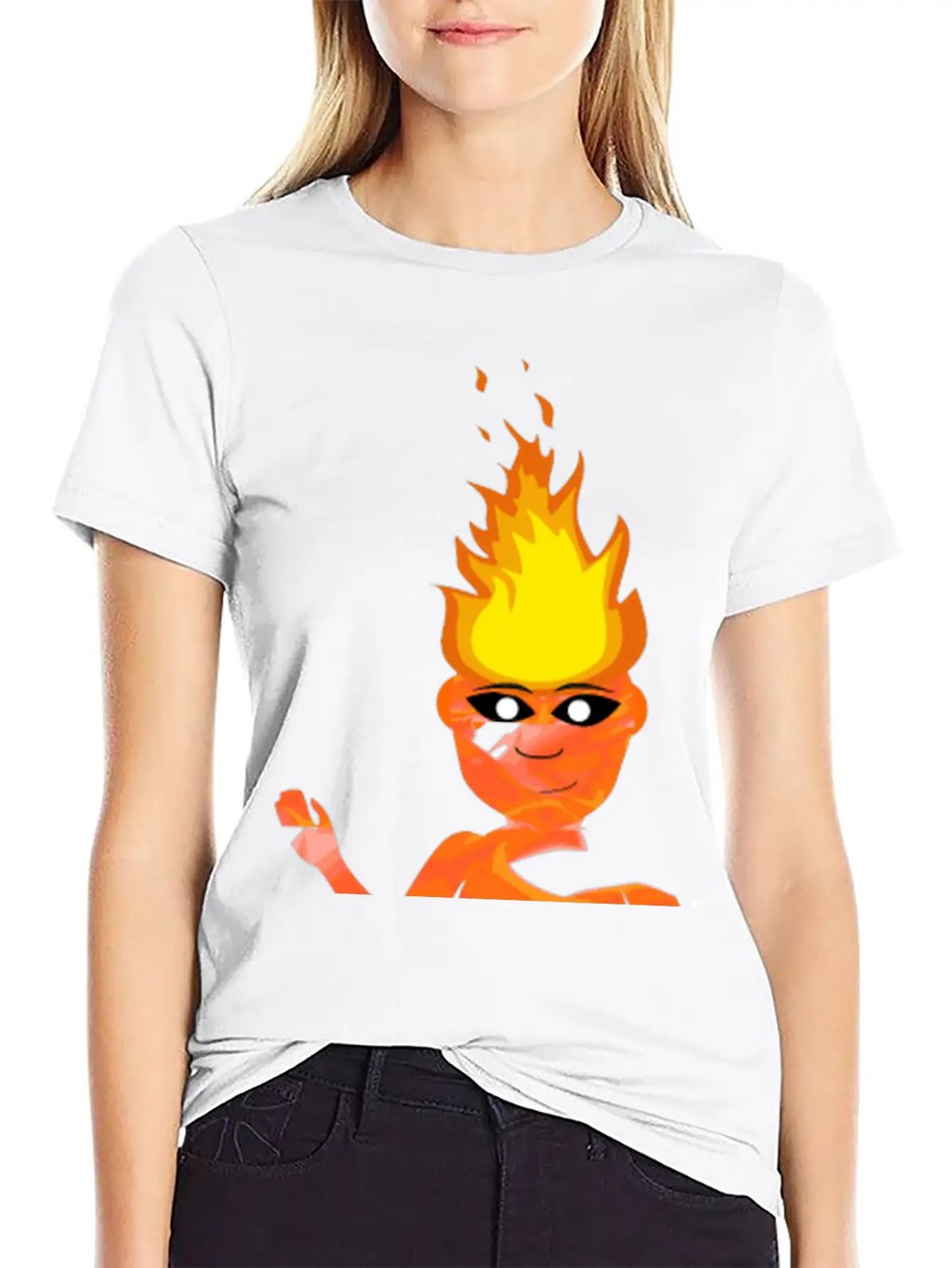Flame Elemental Simmering Timeless Short Sleeve Tee – Comfy And Minimalist Design