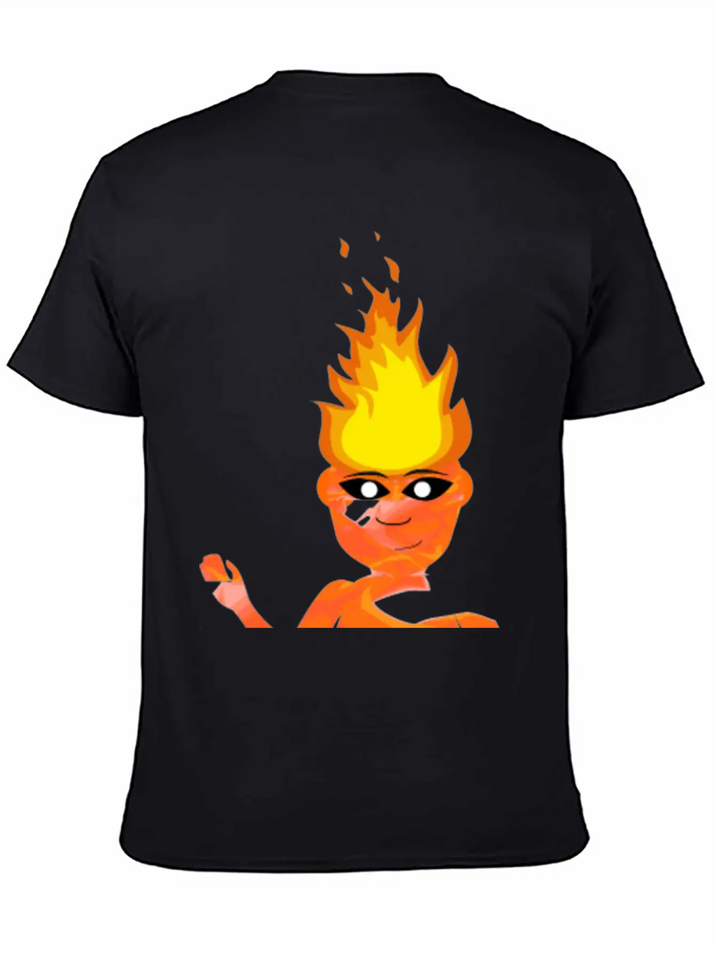 Flame Elemental Simmering Timeless Short Sleeve Tee – Comfy And Minimalist Design