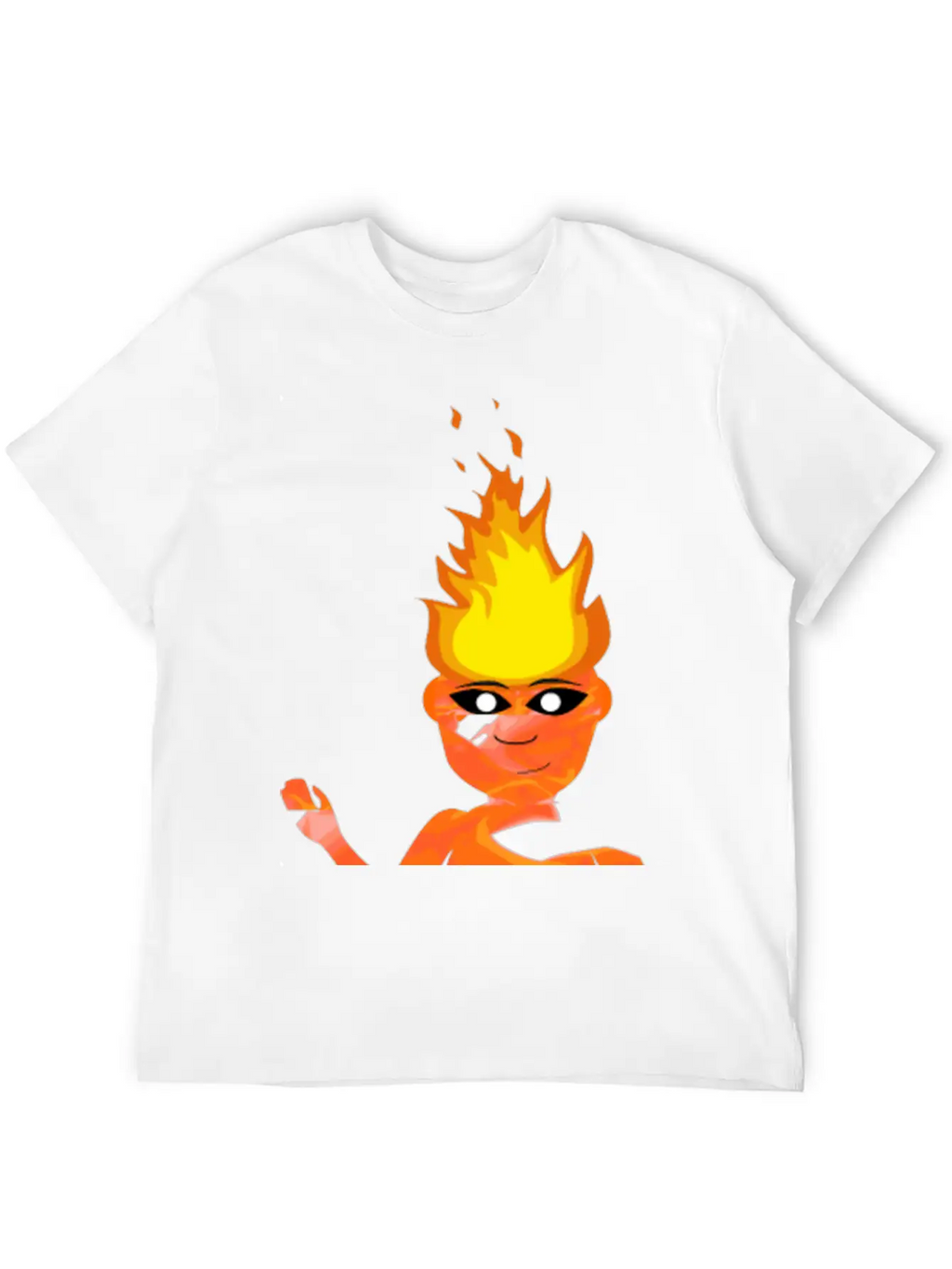 Flame Elemental Simmering Timeless Short Sleeve Tee – Comfy And Minimalist Design