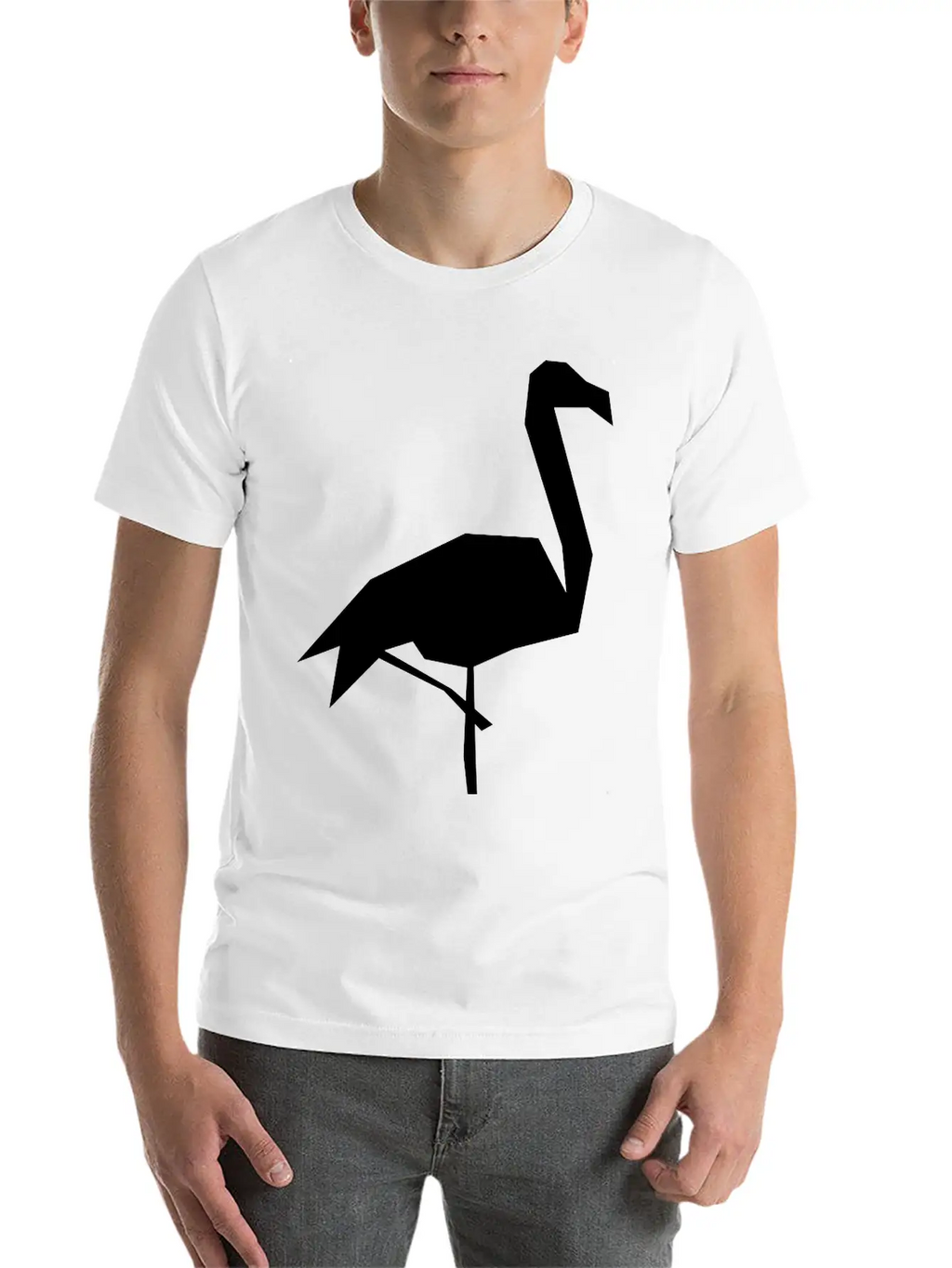 Flamingo Basic Graphic T-Shirt – Daily Comfort In Soft Cotton