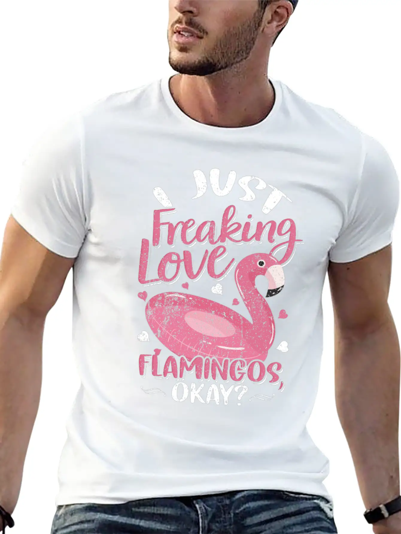 Flamingo Breathable Graphic T-Shirt – Perfect For Casual Days