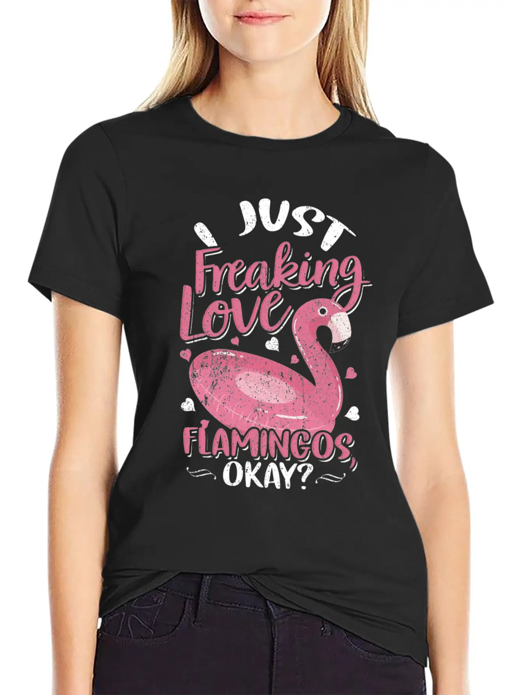Flamingo Breathable Graphic T-Shirt – Perfect For Casual Days