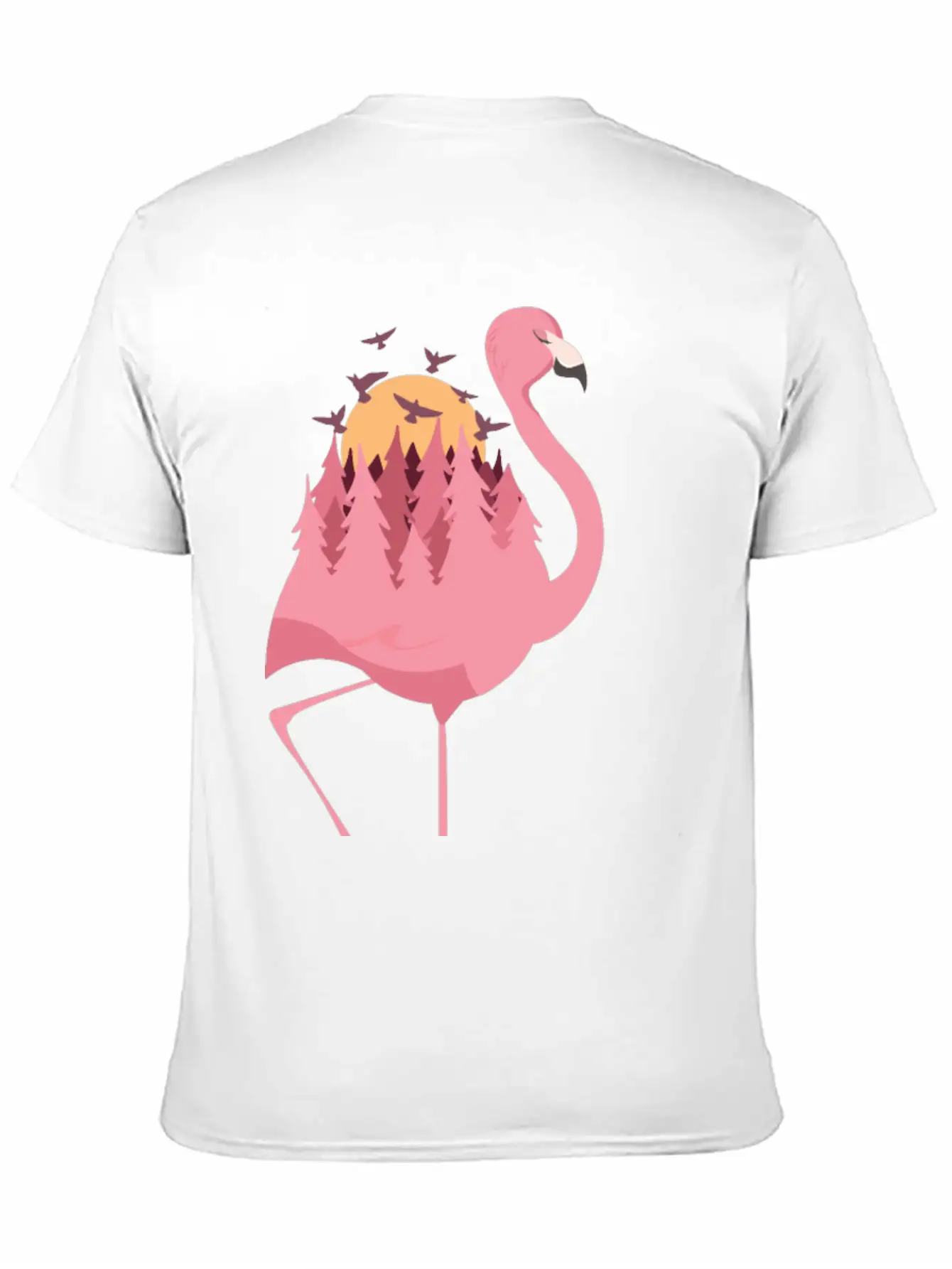 Flamingo Camping Timeless Short Sleeve Tee – Comfy And Minimalist Design