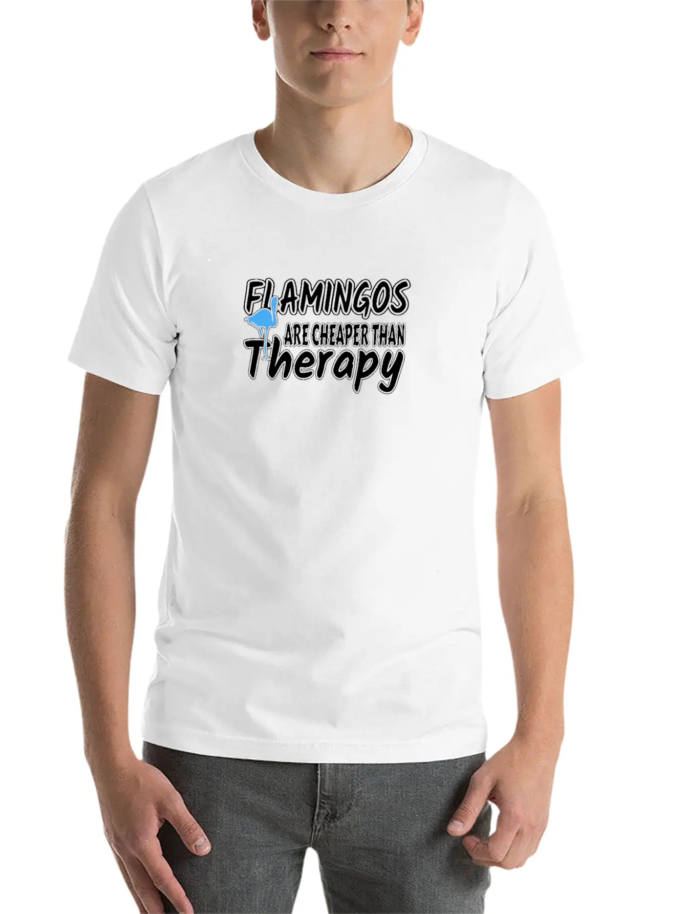 Flamingo Classic Cotton Tee – Unisex Comfort For Any Season