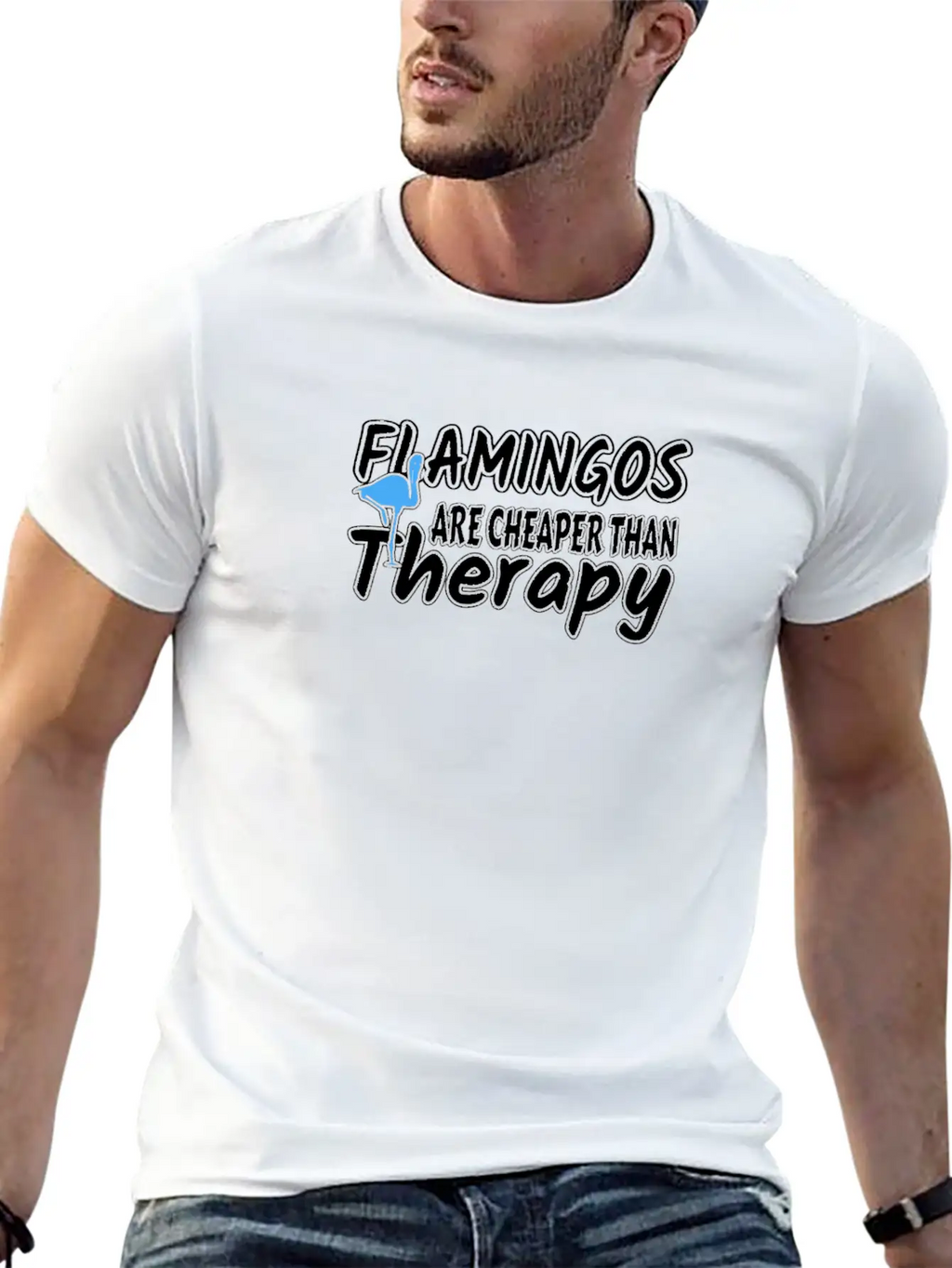 Flamingo Classic Cotton Tee – Unisex Comfort For Any Season