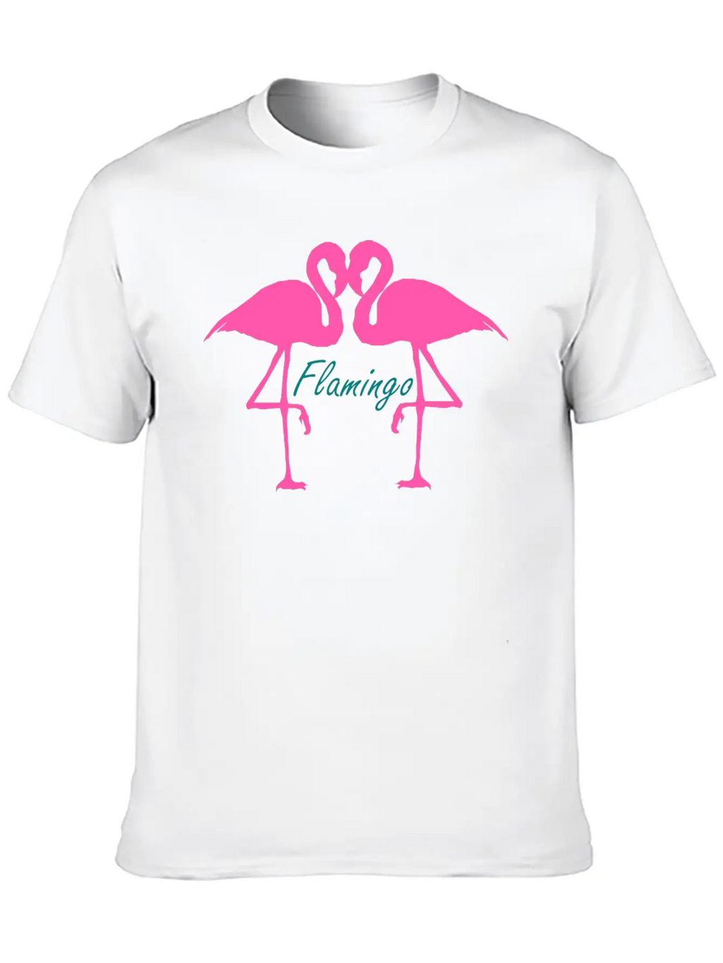Flamingo Double Timeless Short Sleeve Tee – Comfy And Minimalist Design