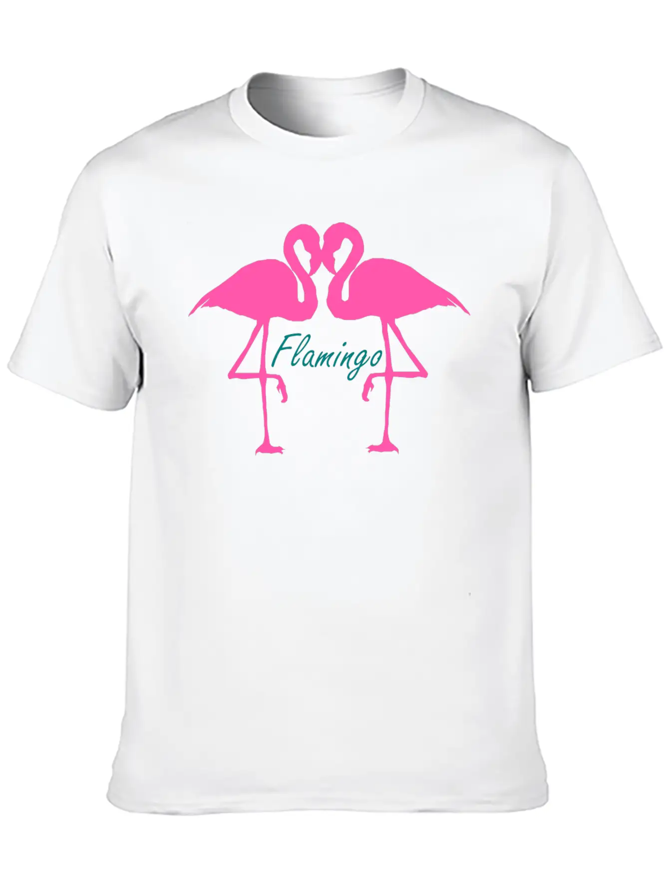 Flamingo Double Timeless Short Sleeve Tee – Comfy And Minimalist Design
