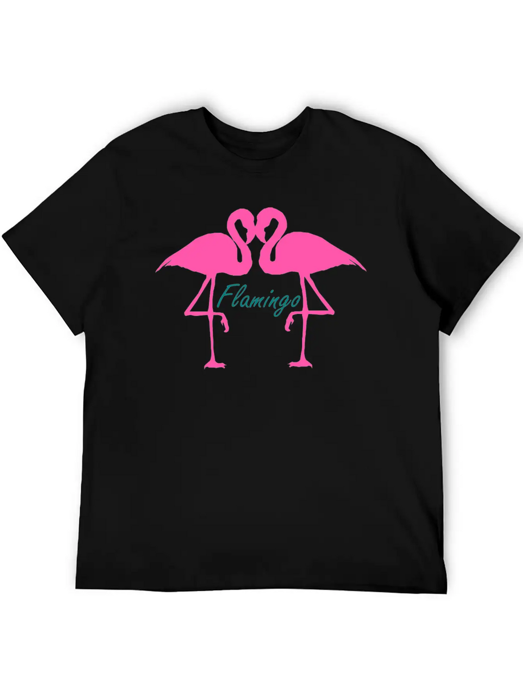 Flamingo Double Timeless Short Sleeve Tee – Comfy And Minimalist Design
