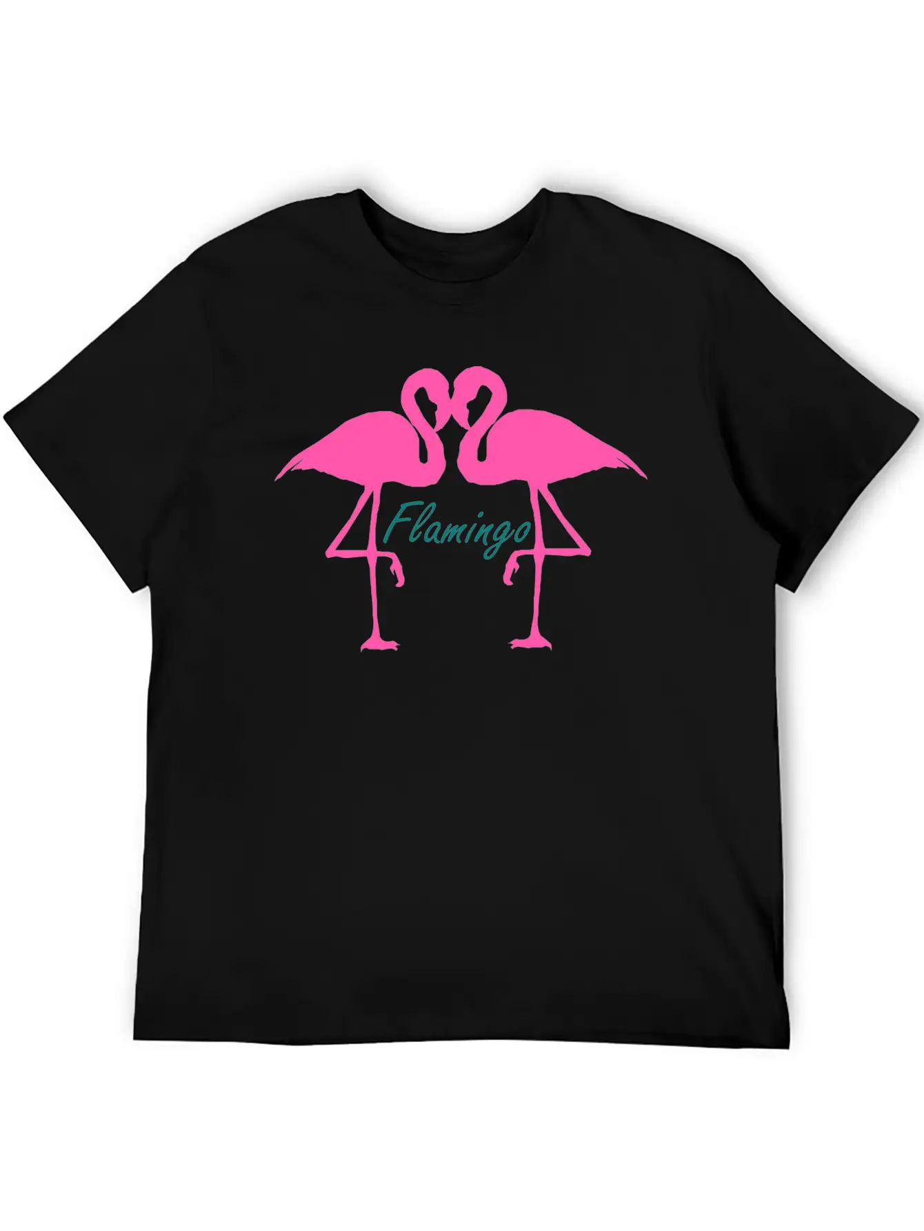 Flamingo Double Timeless Short Sleeve Tee – Comfy And Minimalist Design