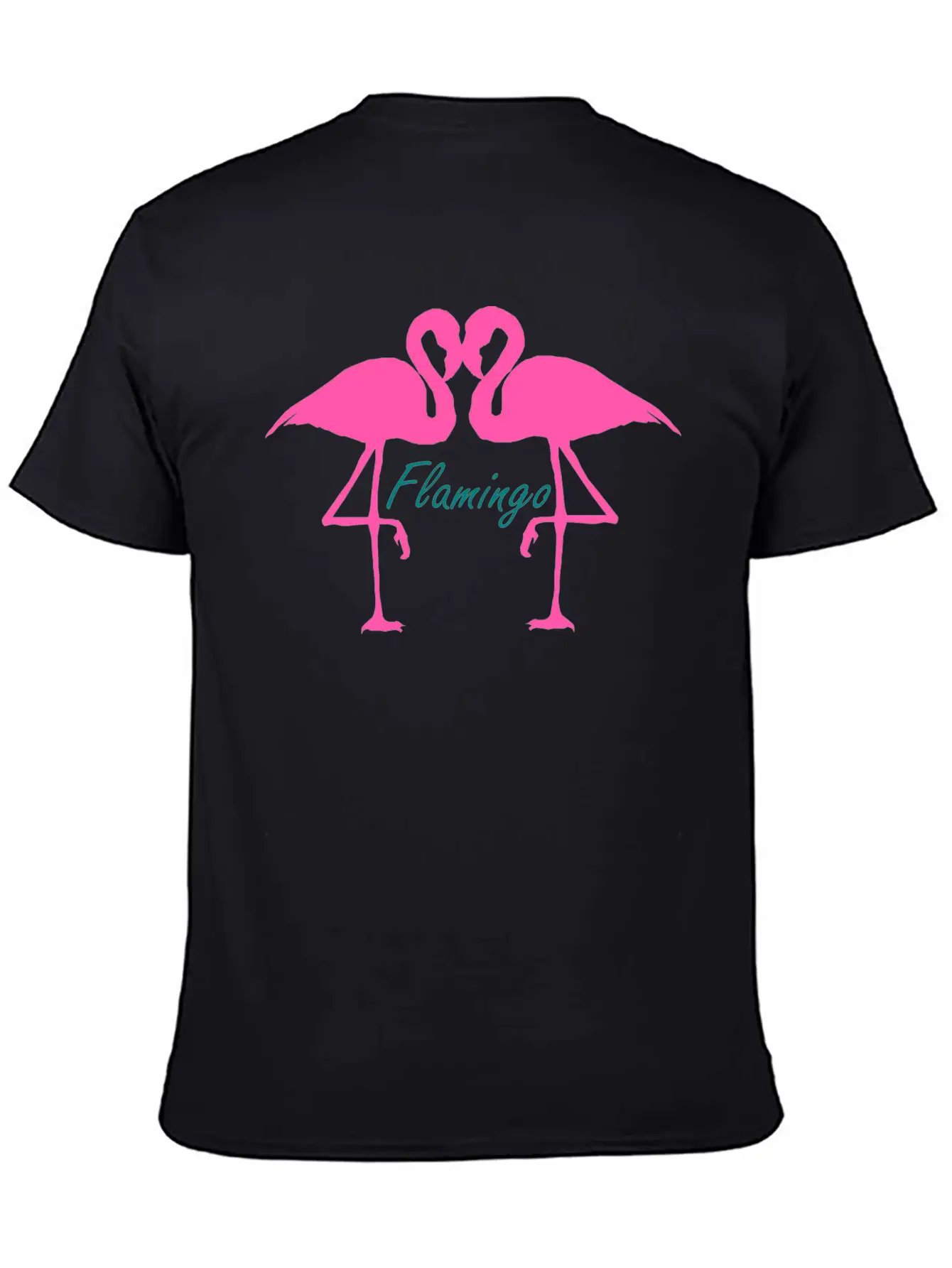 Flamingo Double Timeless Short Sleeve Tee – Comfy And Minimalist Design