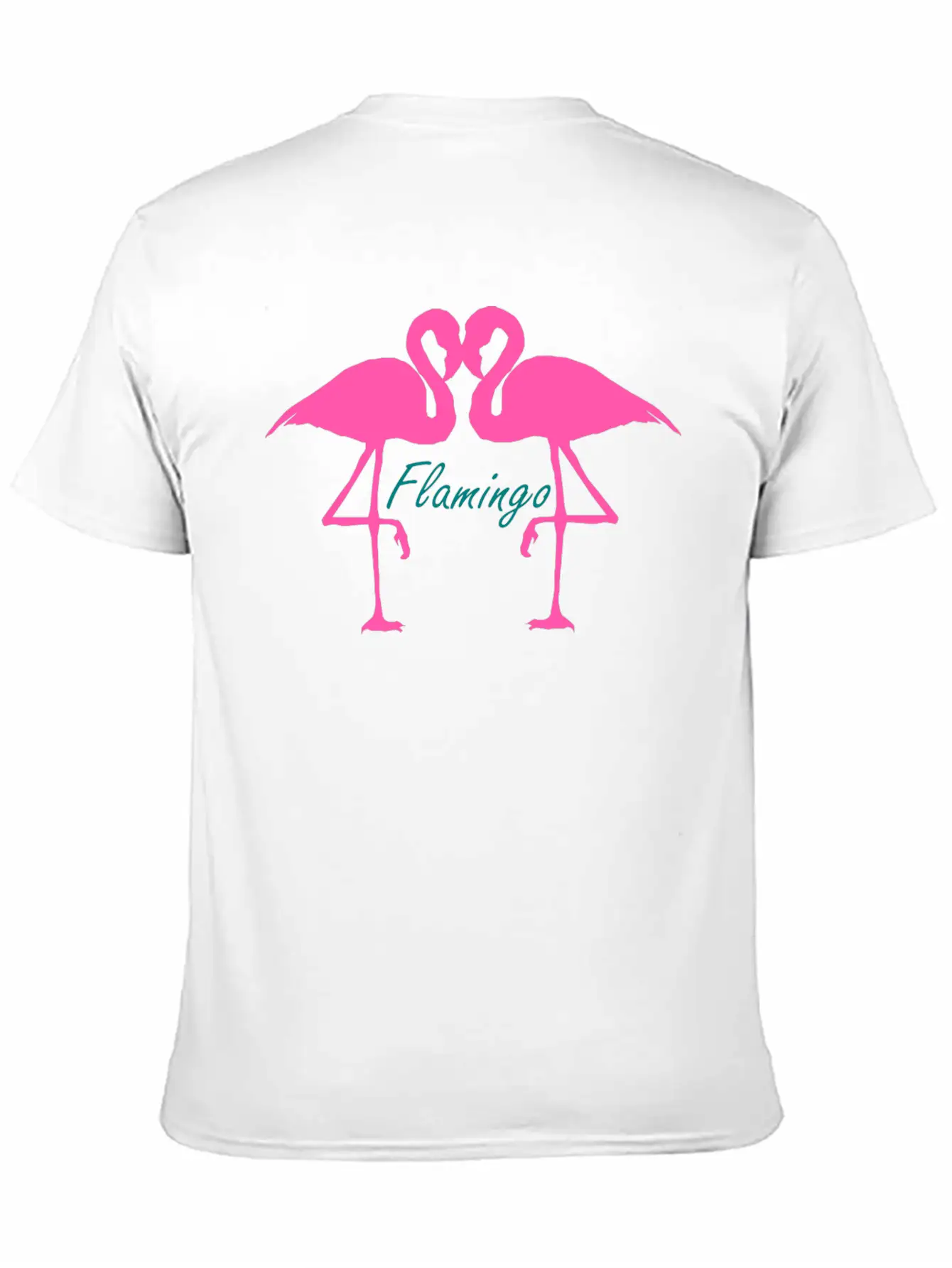 Flamingo Double Timeless Short Sleeve Tee – Comfy And Minimalist Design