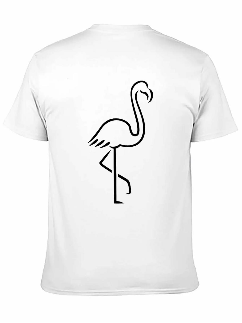 Flamingo Essential Cotton Tee For Daily Outfits – Unisex Style