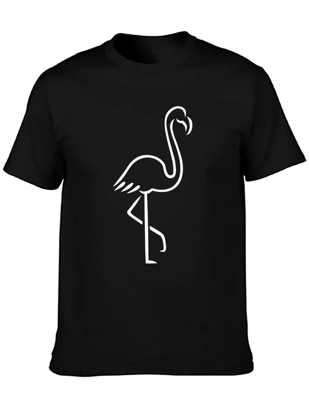 Flamingo Essential Cotton Tee For Daily Outfits – Unisex Style