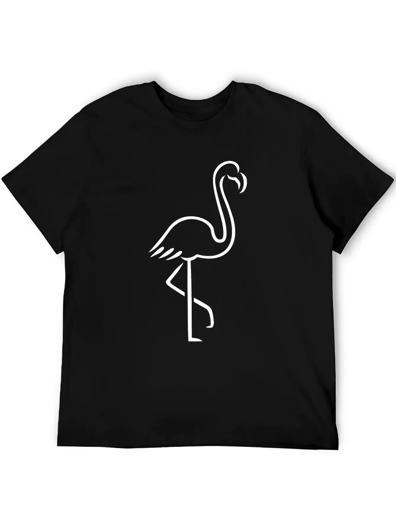 Flamingo Essential Cotton Tee For Daily Outfits – Unisex Style