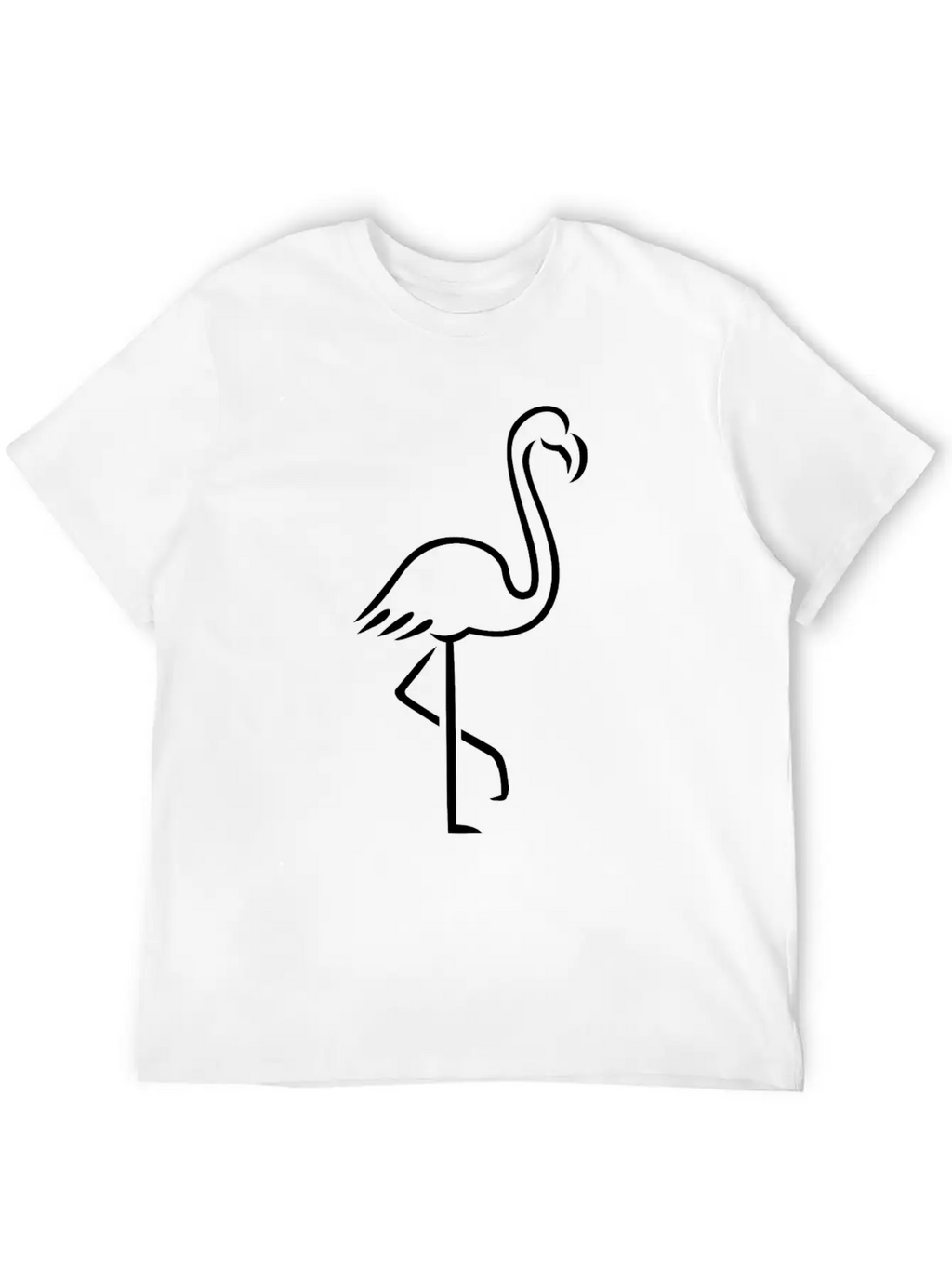 Flamingo Essential Cotton Tee For Daily Outfits – Unisex Style