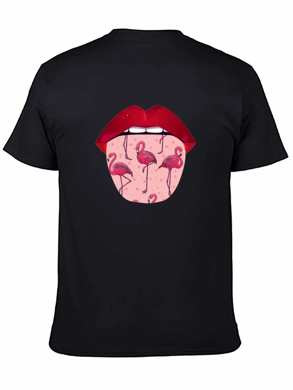 Flamingo Lips Relaxed Everyday Tee – Lightweight And Durable Cotton