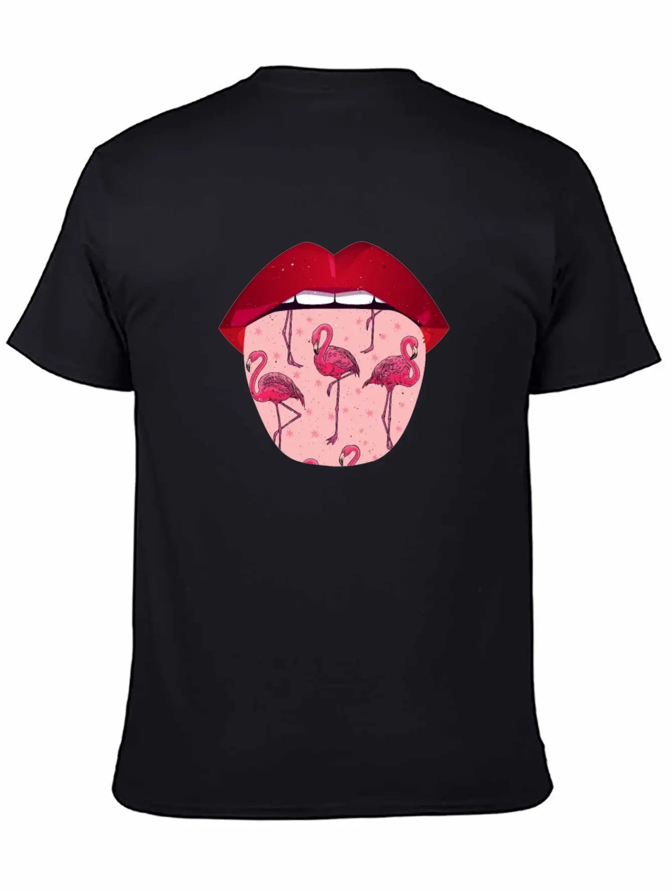 Flamingo Lips Relaxed Everyday Tee – Lightweight And Durable Cotton