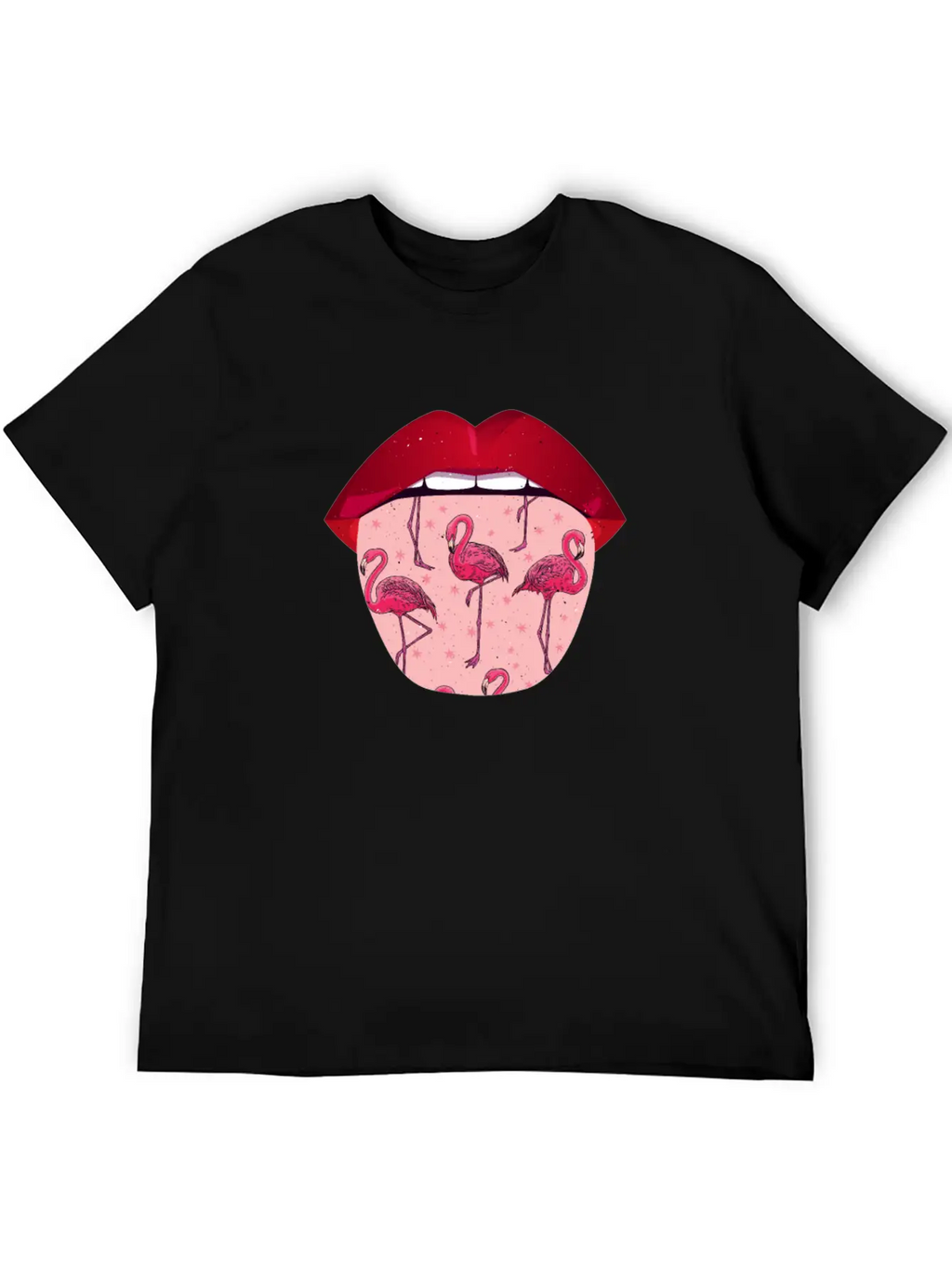 Flamingo Lips Relaxed Everyday Tee – Lightweight And Durable Cotton