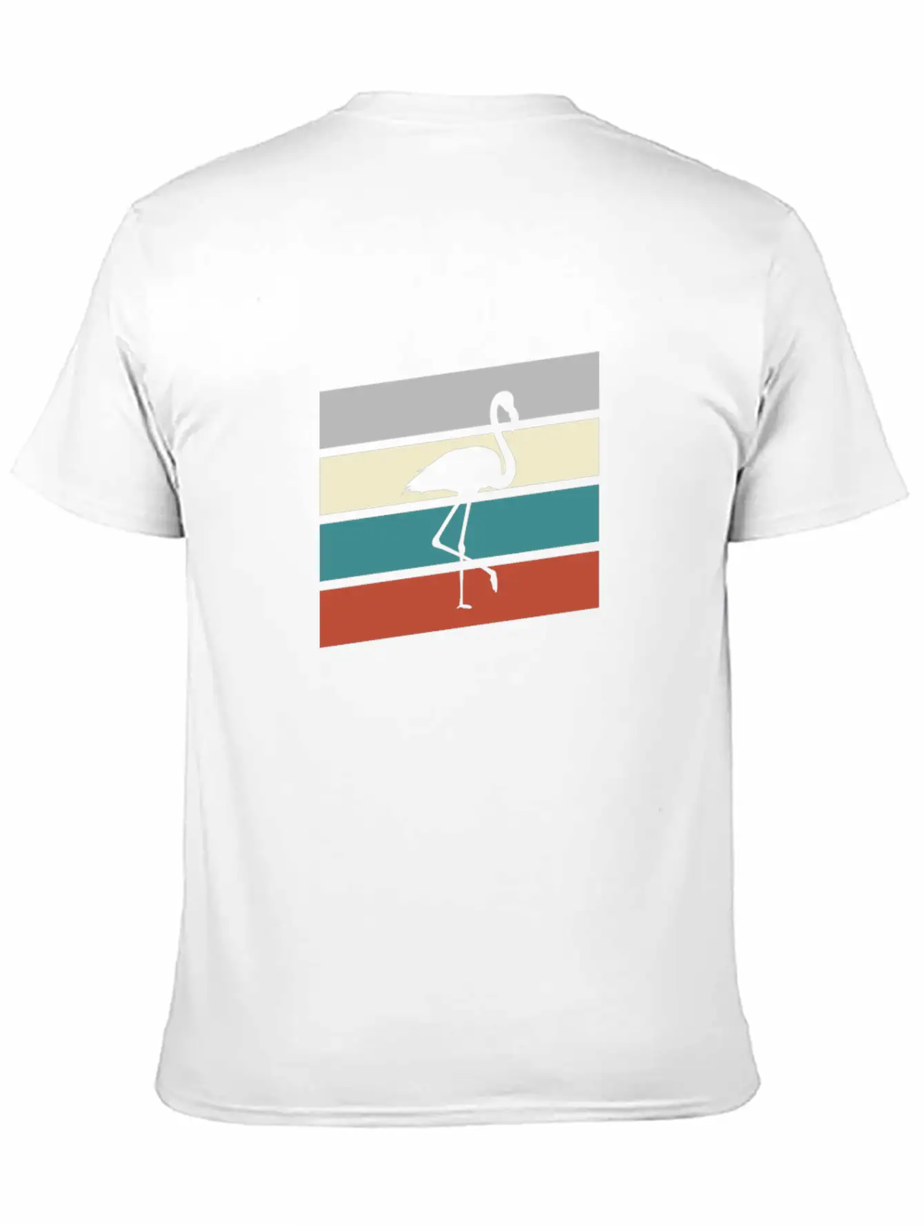 Flamingo Retro Classic Cotton Tee – Unisex Comfort For Any Season