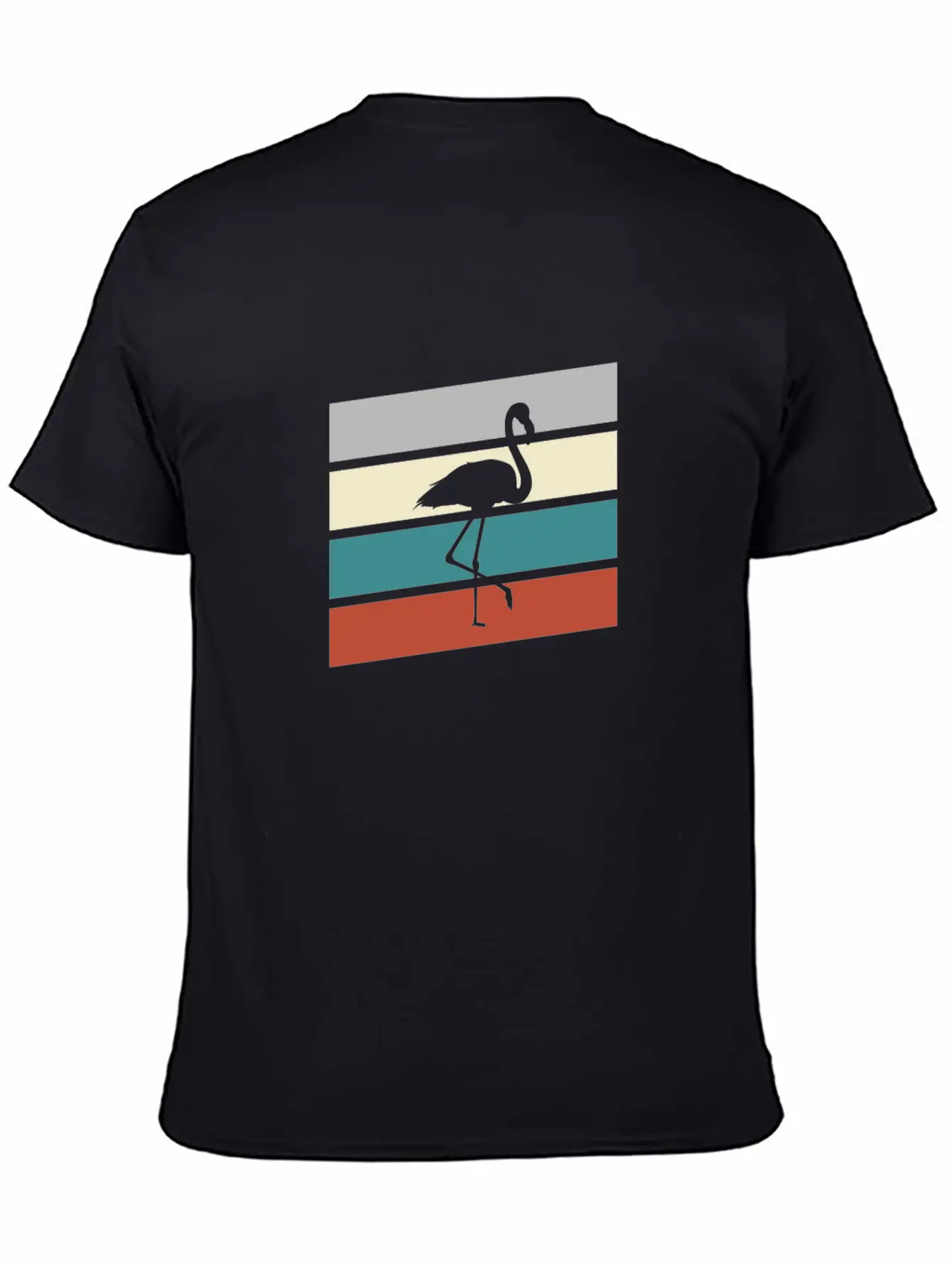 Flamingo Retro Classic Cotton Tee – Unisex Comfort For Any Season