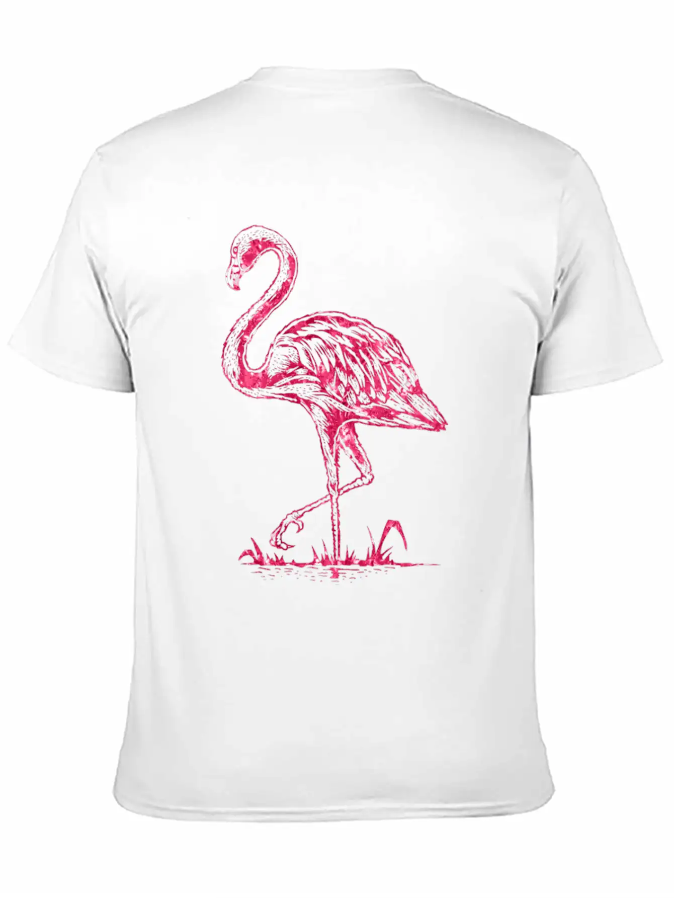 Flamingo Stylish Everyday T-Shirt – Unisex Basic Cotton Tee