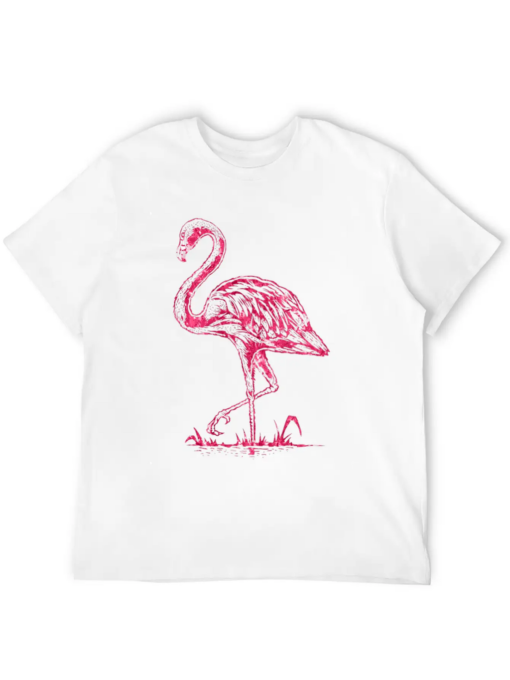 Flamingo Stylish Everyday T-Shirt – Unisex Basic Cotton Tee