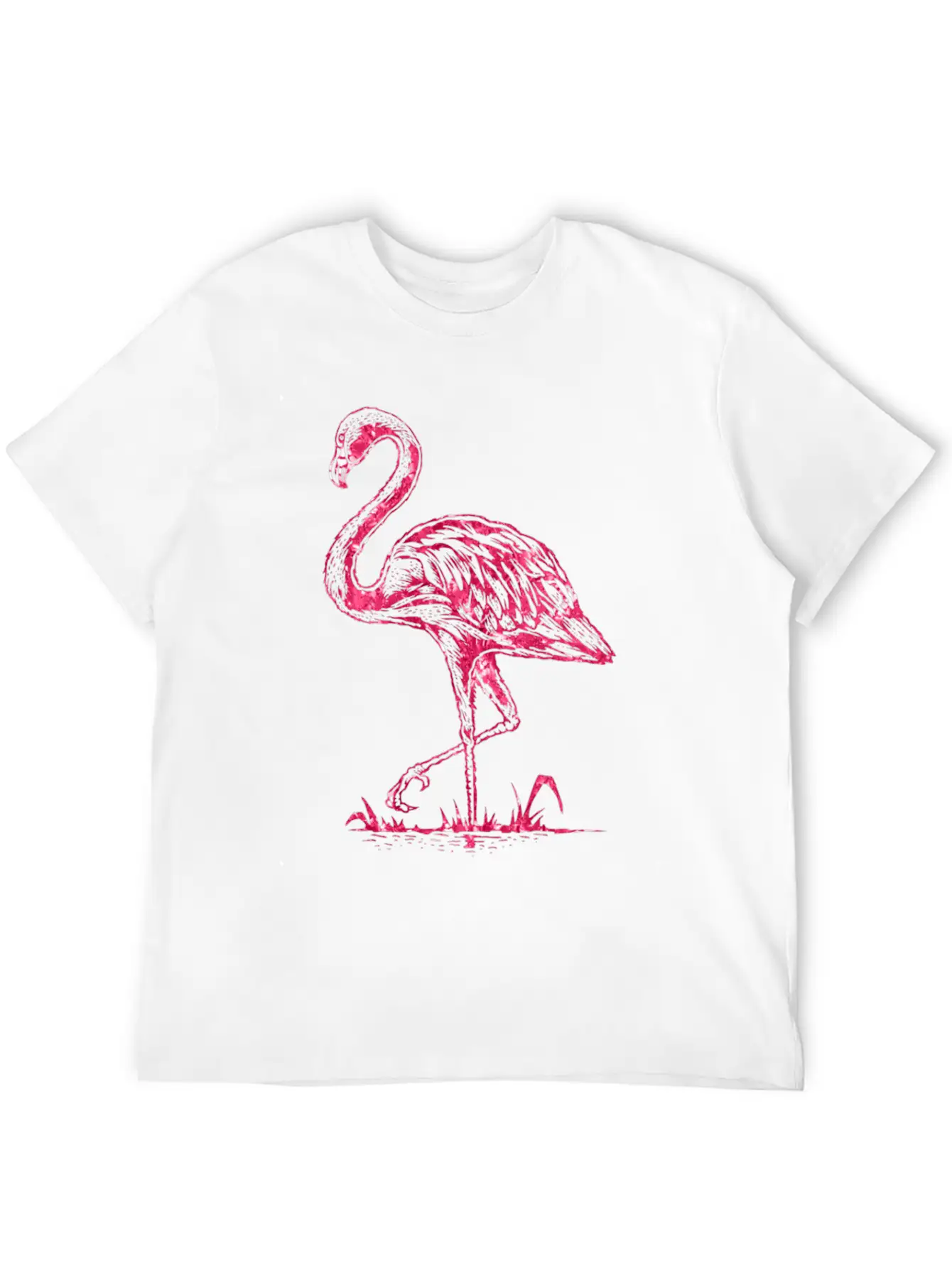 Flamingo Stylish Everyday T-Shirt – Unisex Basic Cotton Tee